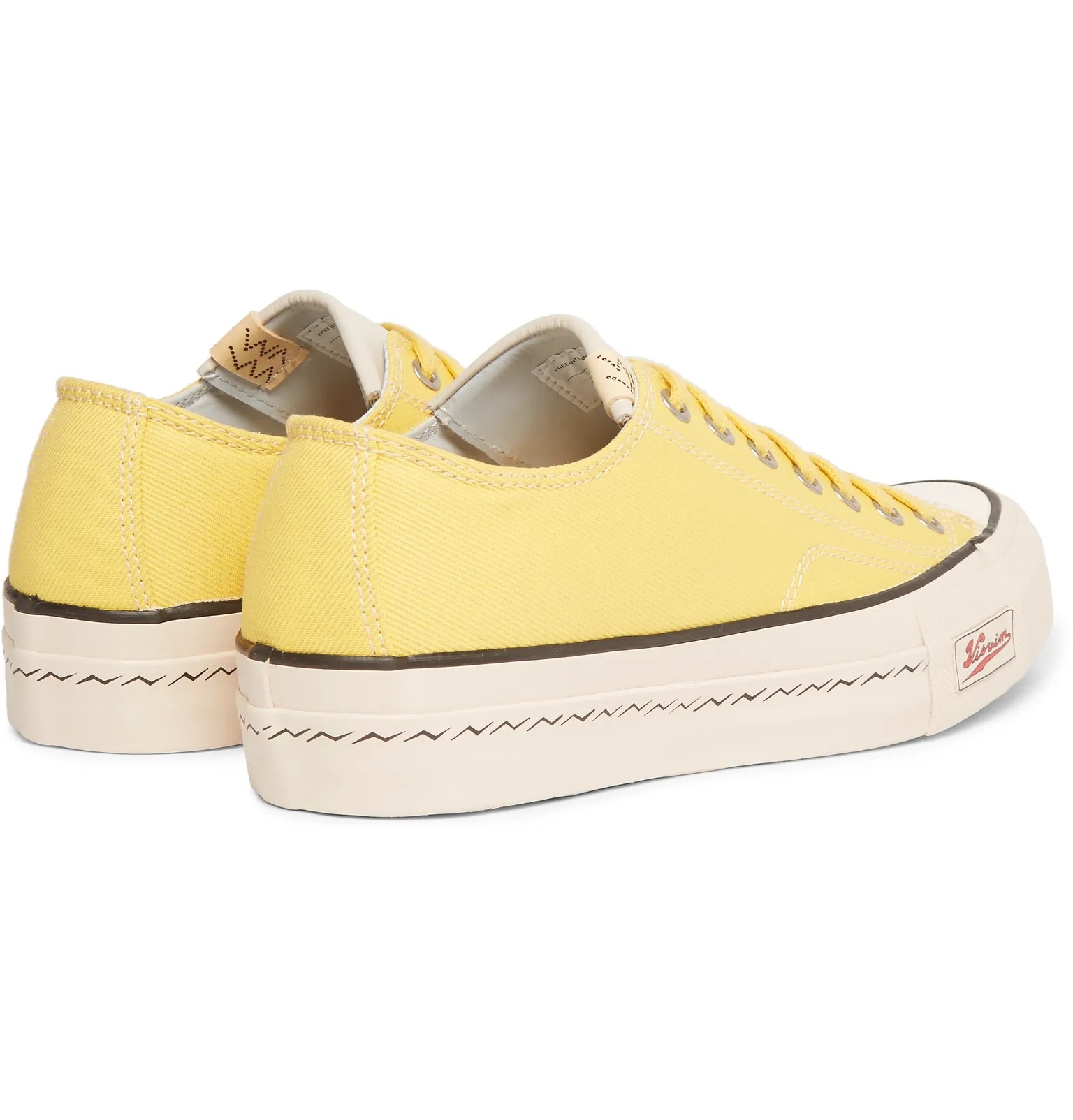 Skagway Leather-Trimmed Canvas Sneakers - 6