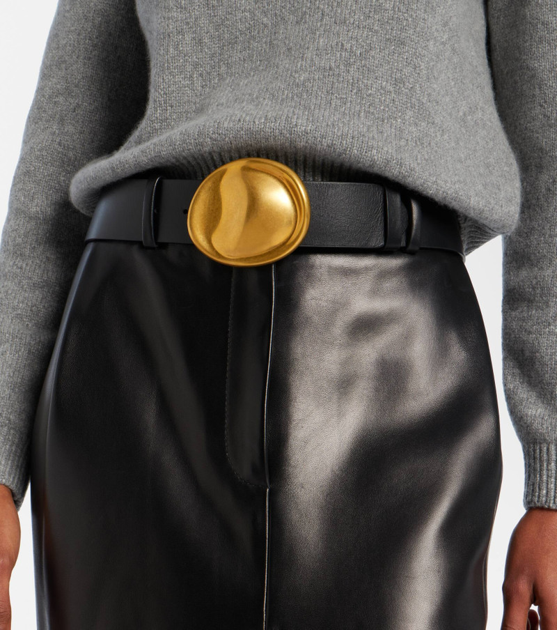 KHAITE Keefe leather belt outlook