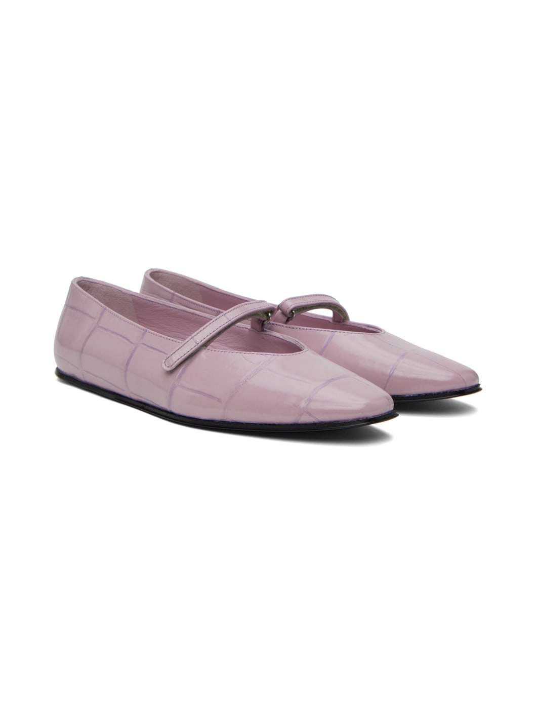 SSENSE Work Capsule – Purple Molly Ballerina Flats - 4
