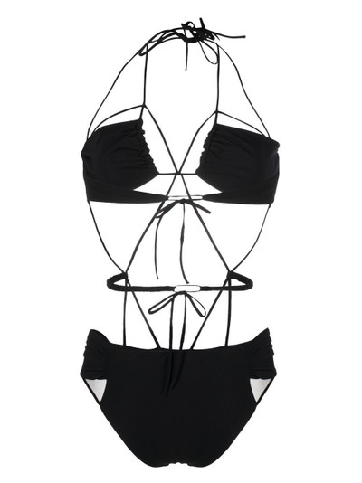 NENSI DOJAKA multi-strap design swimsuit outlook