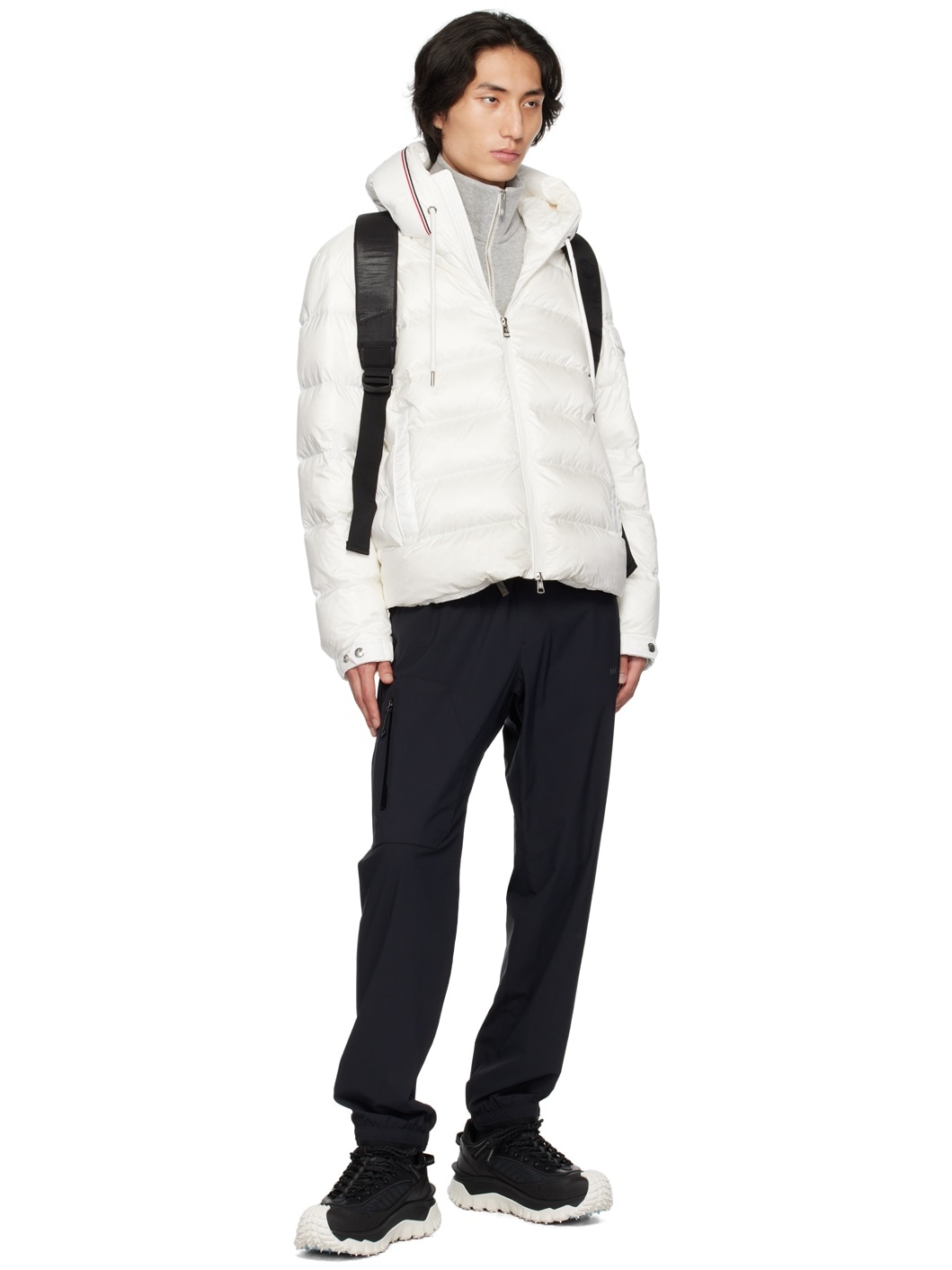 White Pavin Short Down Jacket - 5