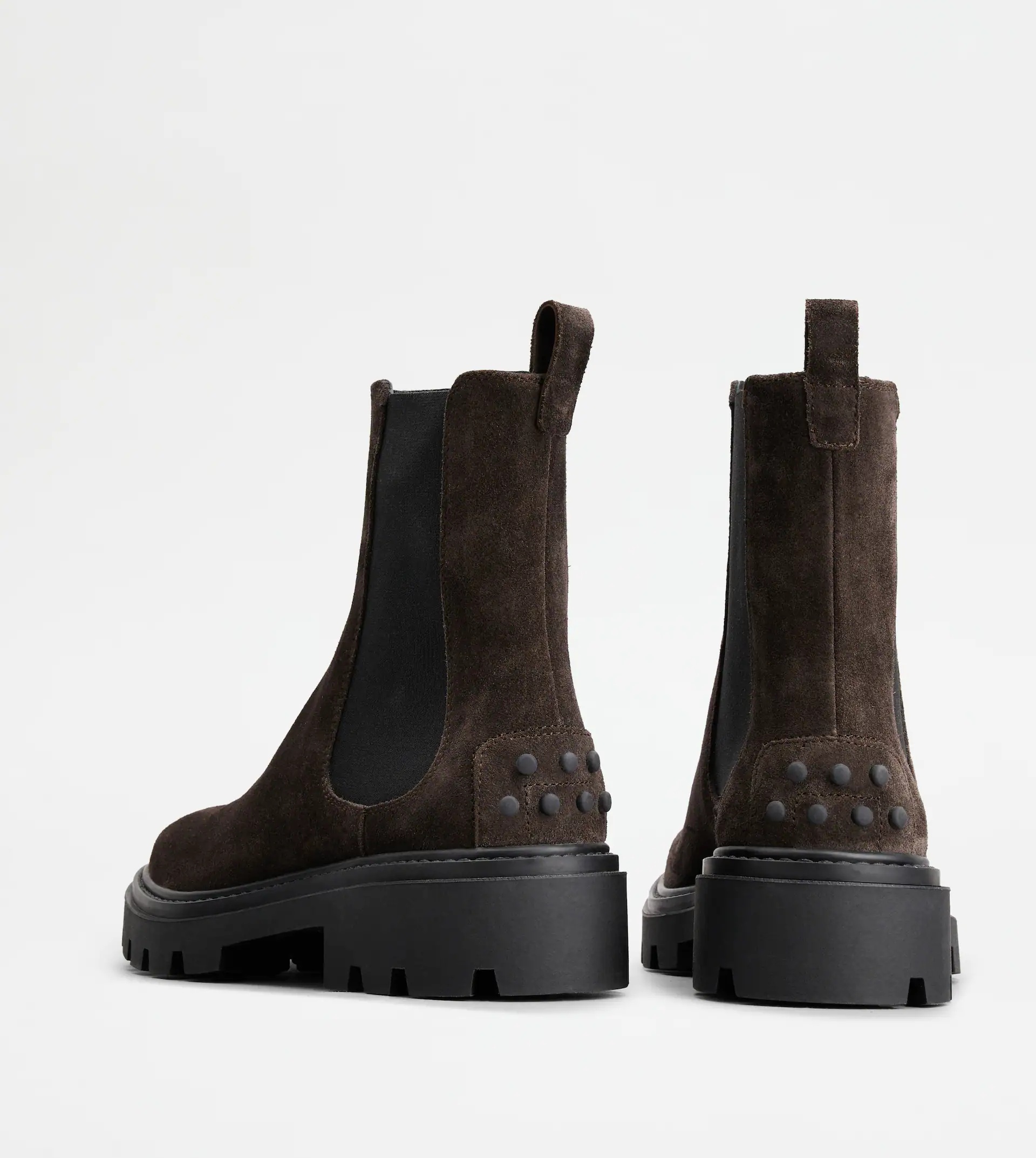 TOD'S CHELSEA BOOTS IN SUEDE - BROWN - 2