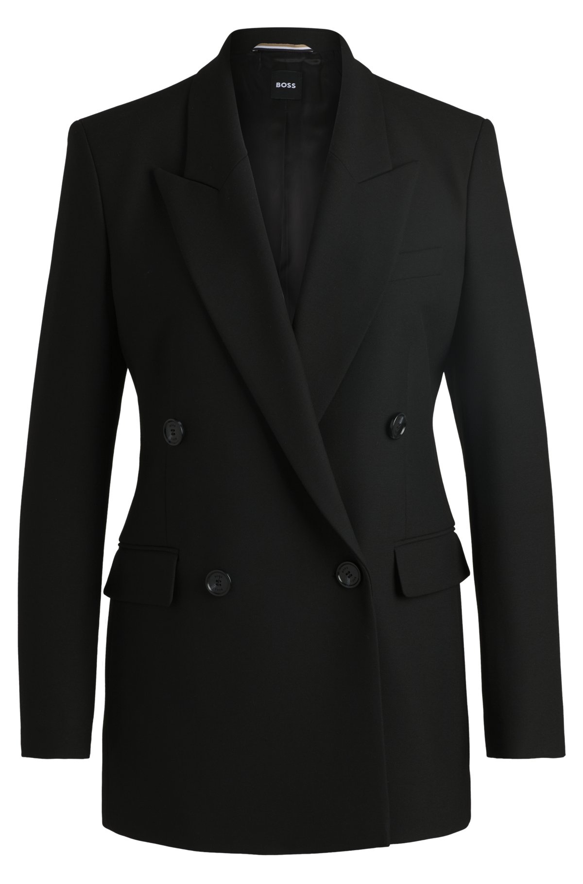 REGULAR-FIT JACKET WITH DOUBLE-BREASTED CLOSURE - 1