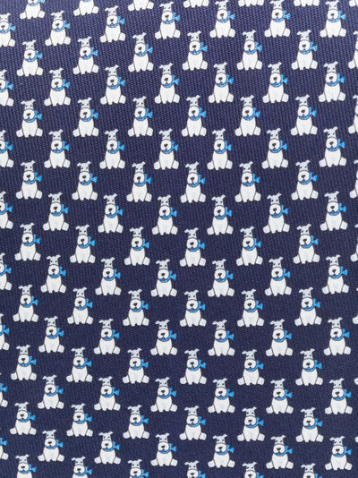 Salvatore Ferragamo dog print tie outlook