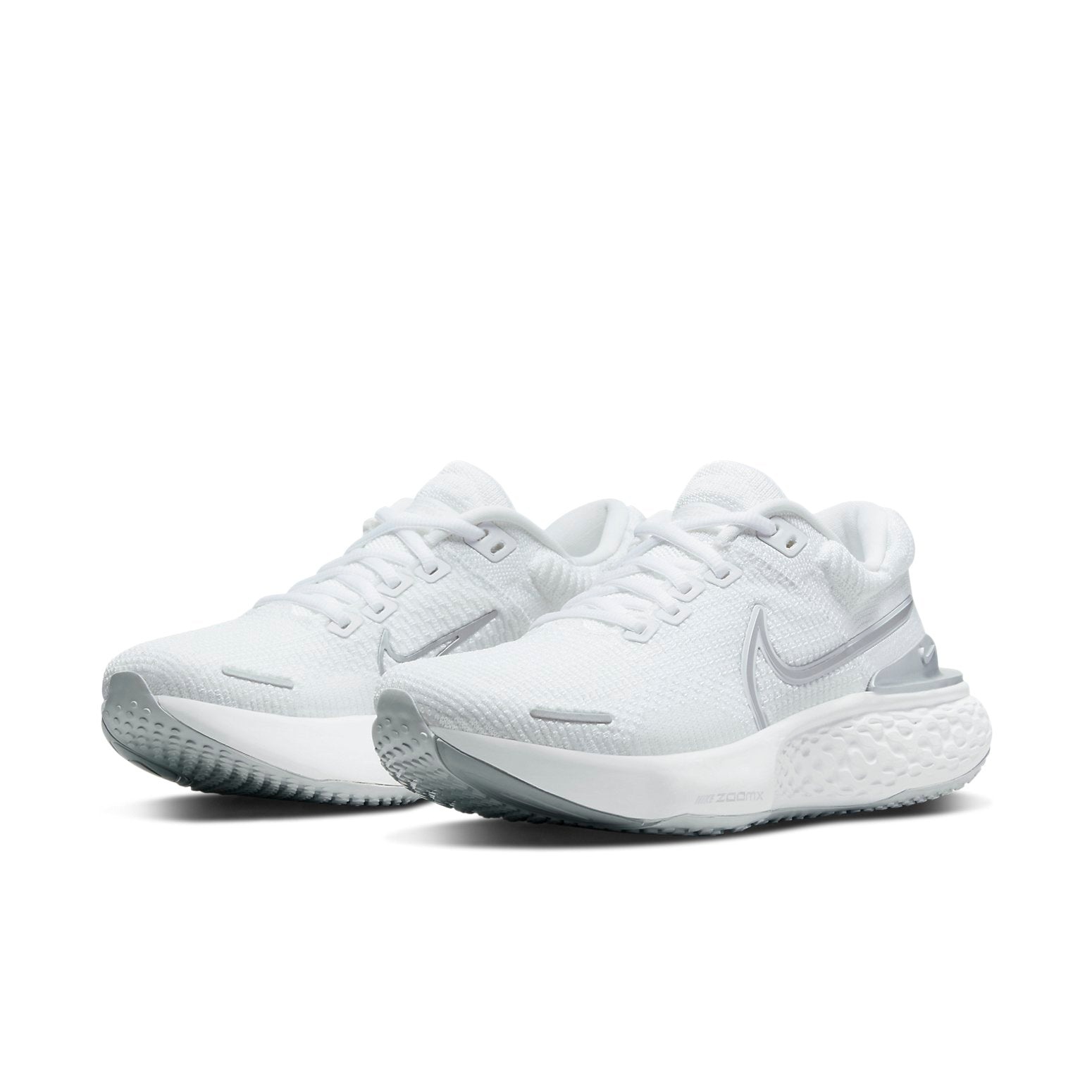 (WMNS) Nike ZoomX Invincible Run Flyknit 2 'White Metallic Silver' DC9993-101 - 3