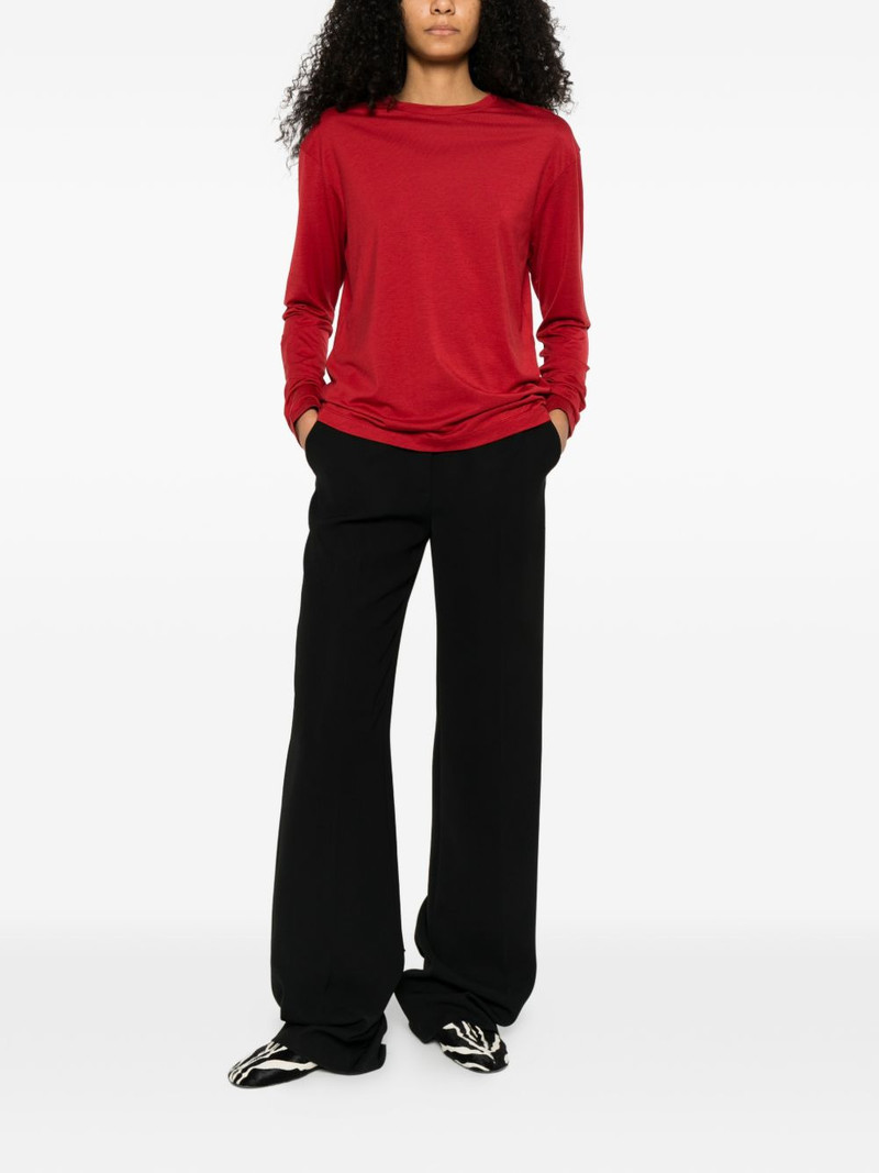 TOTEME crew-neck long-sleeved T-shirt outlook