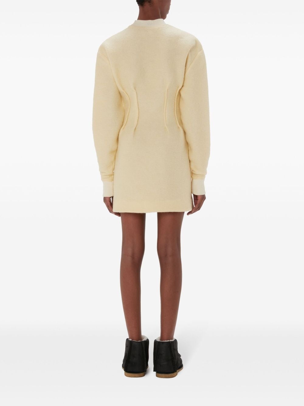 long-sleeve hourglass dress - 4
