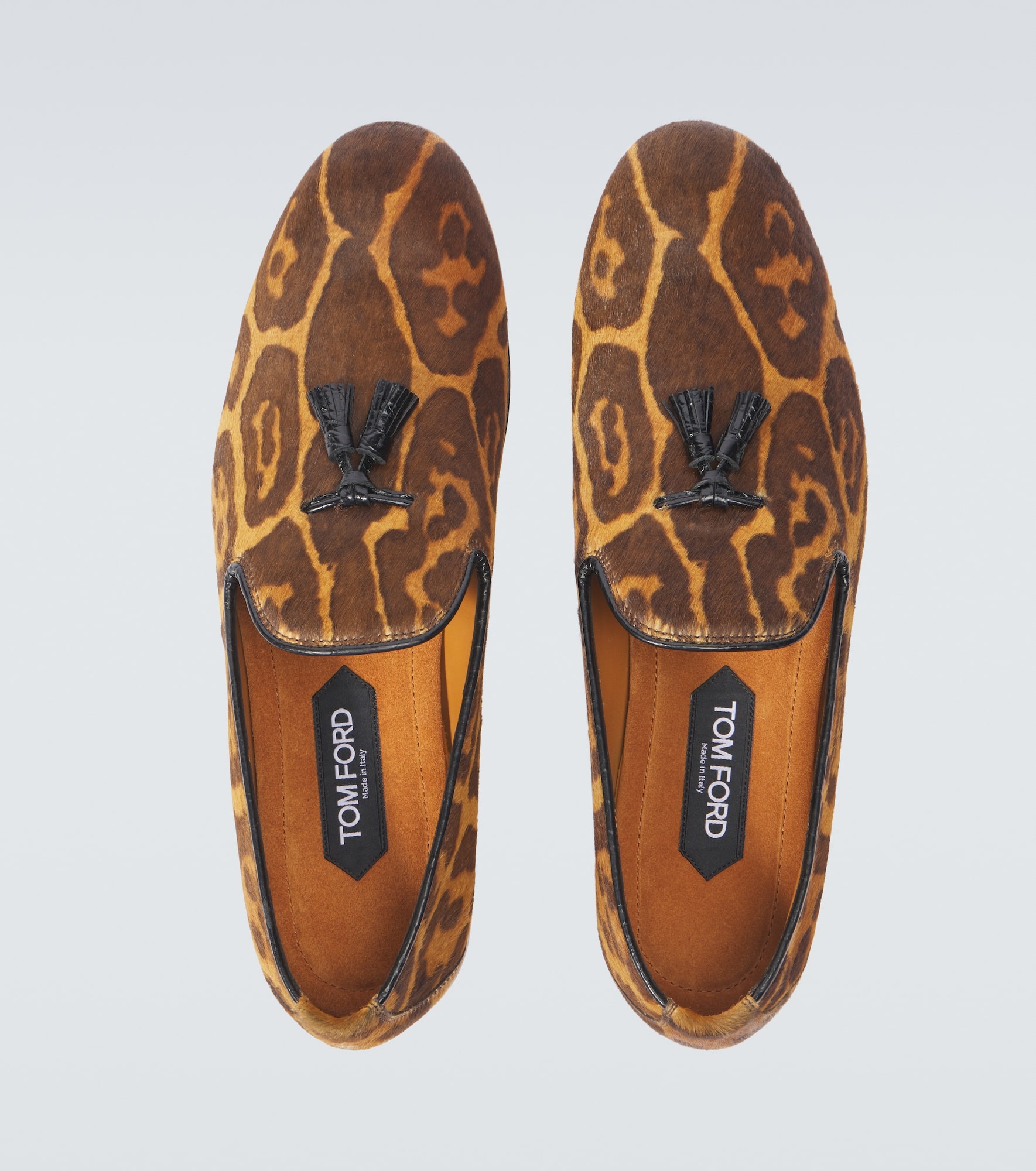 Nicolas leopard-print calf hair loafers - 4
