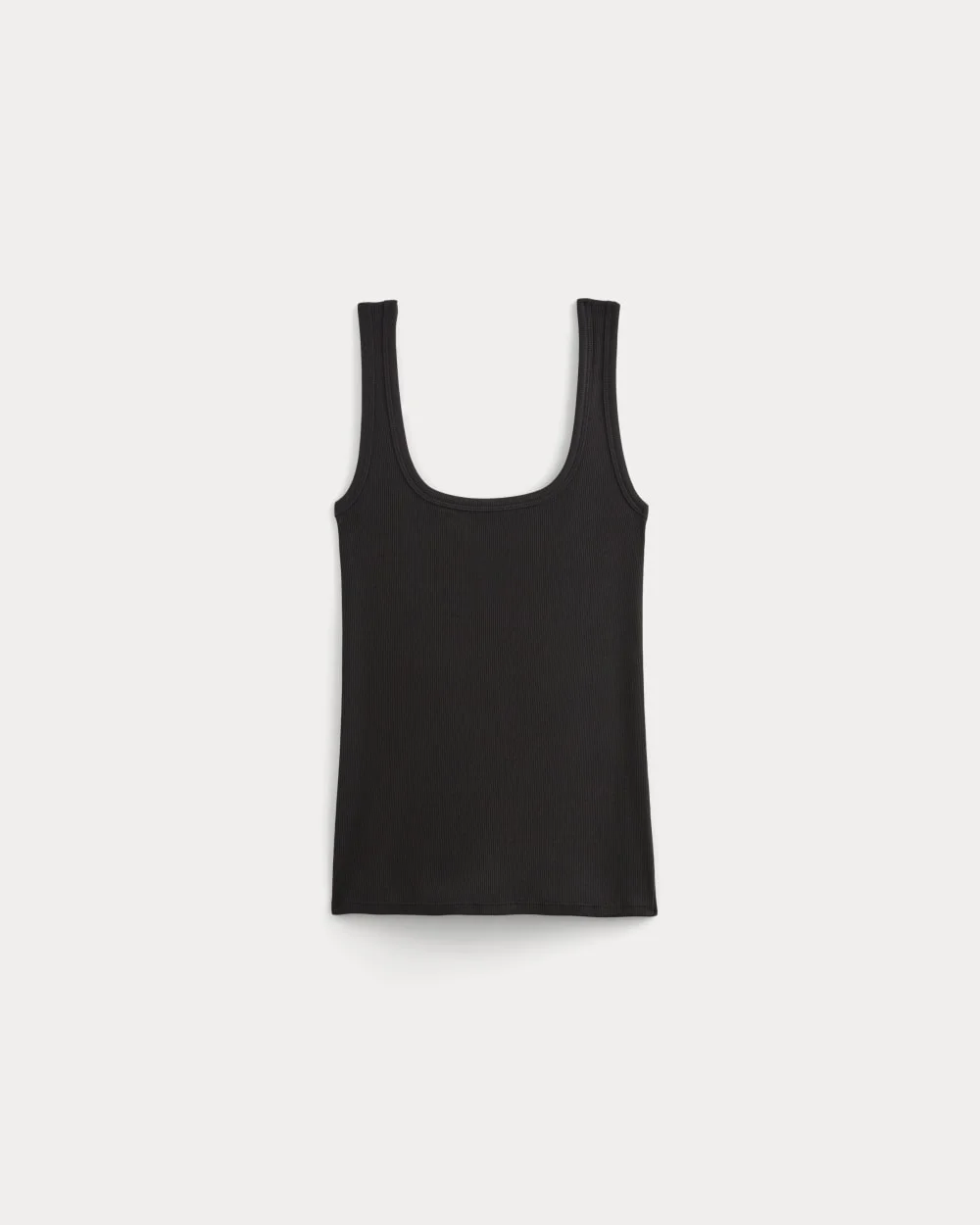 THE LUXE RIB SQUARE-NECK TANK - 1