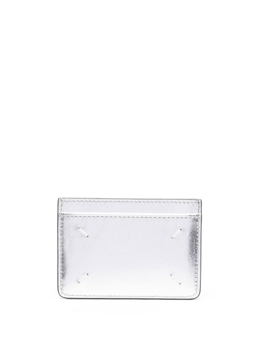 four-stitch metallic cardholder - 2