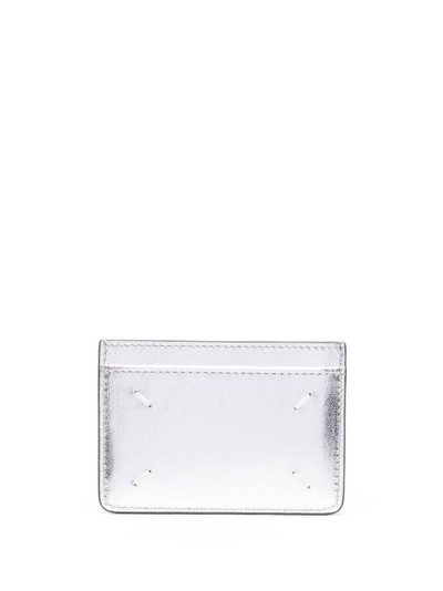 Maison Margiela four-stitch metallic cardholder outlook