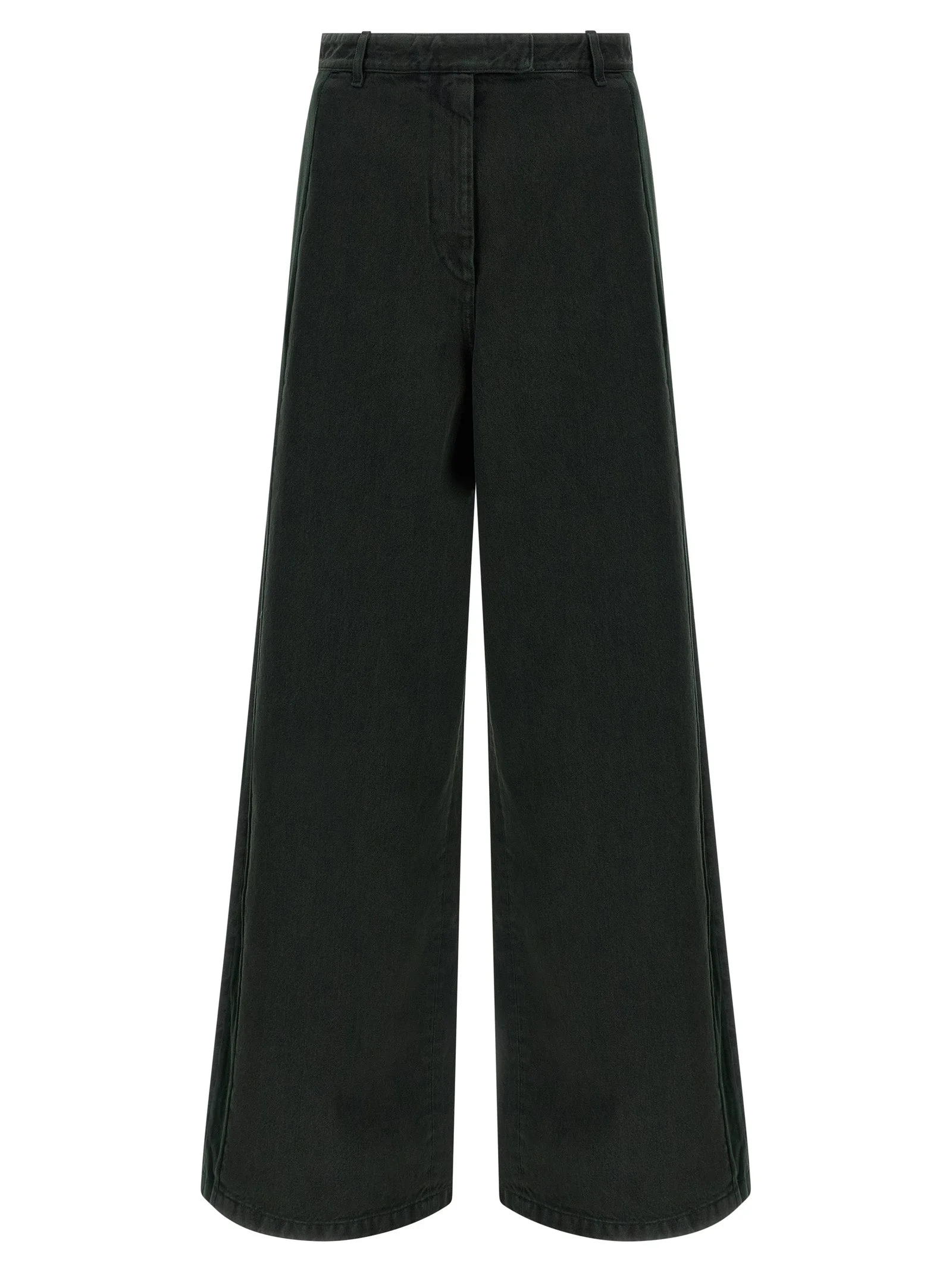 Dries Van Noten Women Velvet Insert Jeans - 1