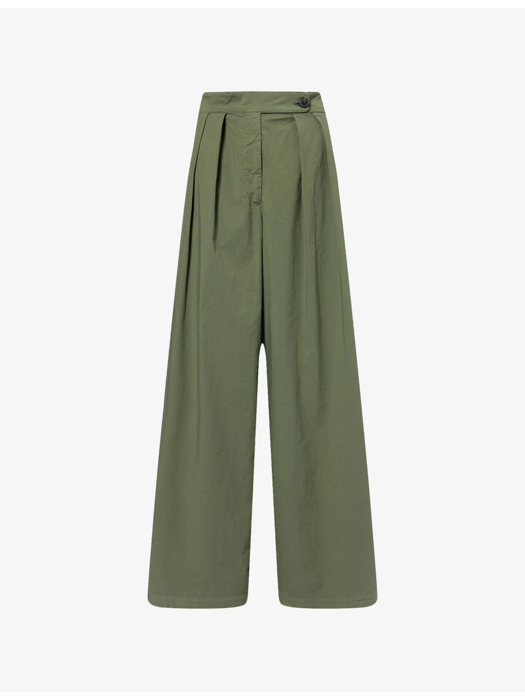 Pamplona Wide-Leg Cotton Trousers - 1