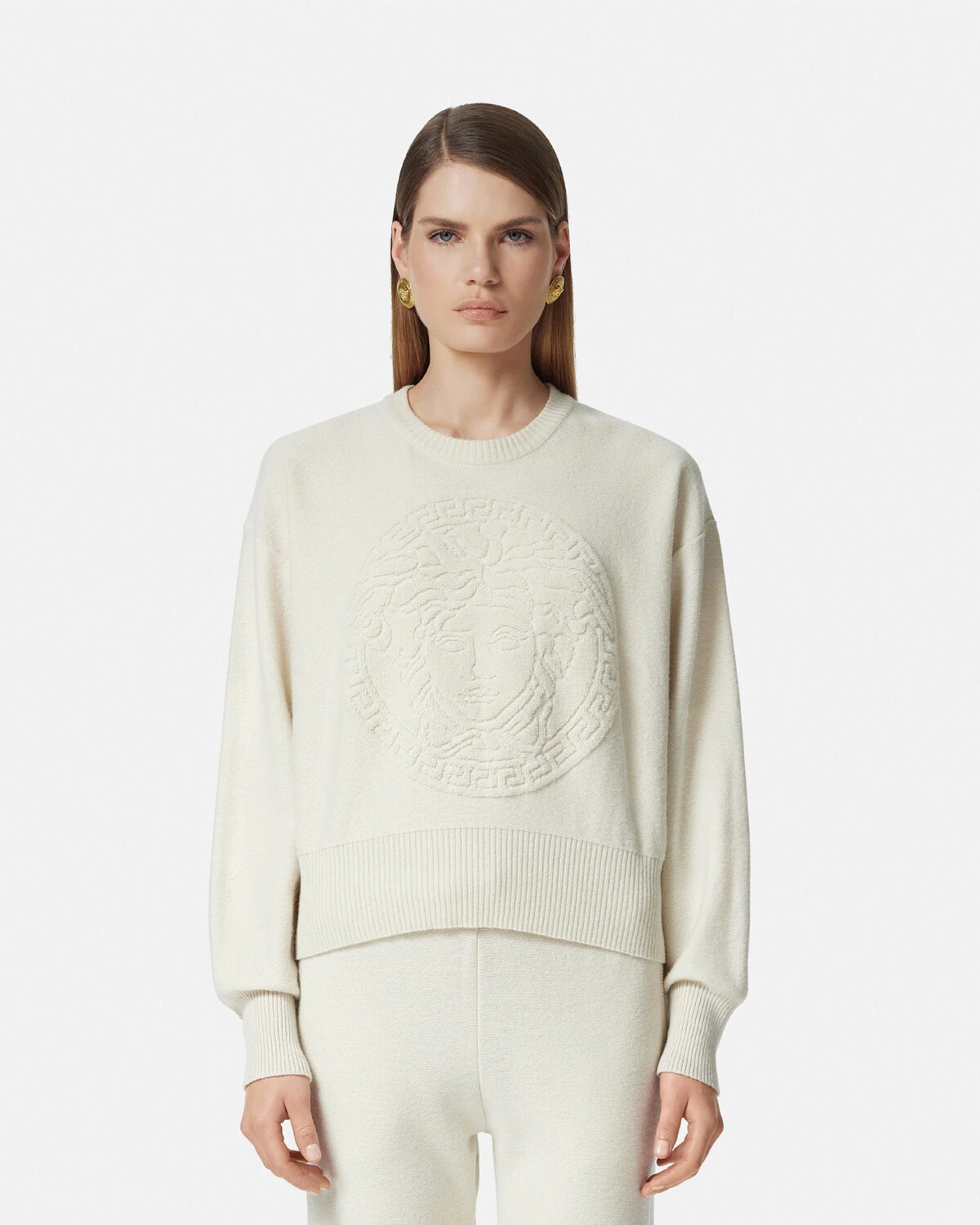 Medusa Wool-Blend Knit Towel Sweater - 4