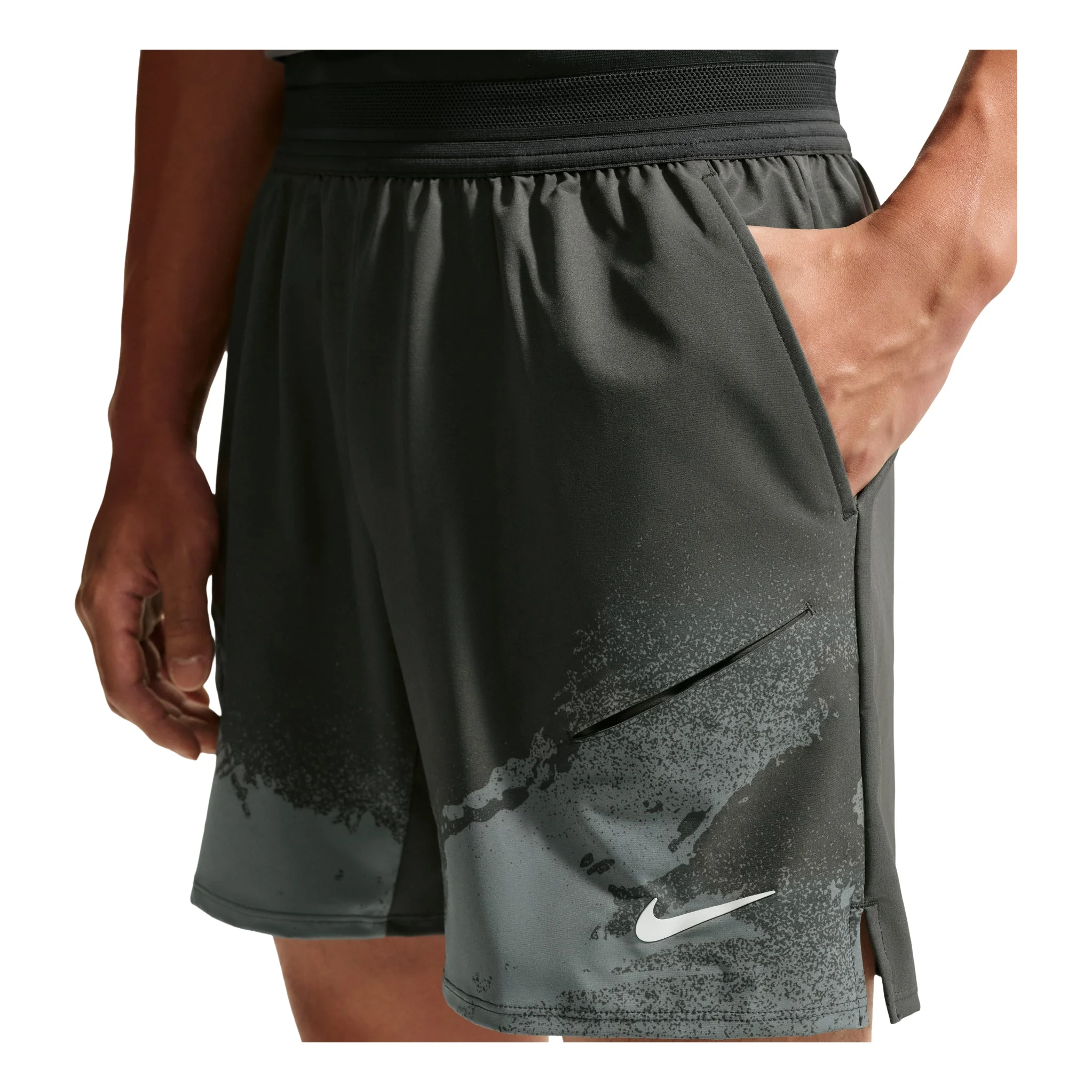Nike Court Slam Dri-FIT Shorts 'Anthracite Cool Gray White' IF1561-060 - 1