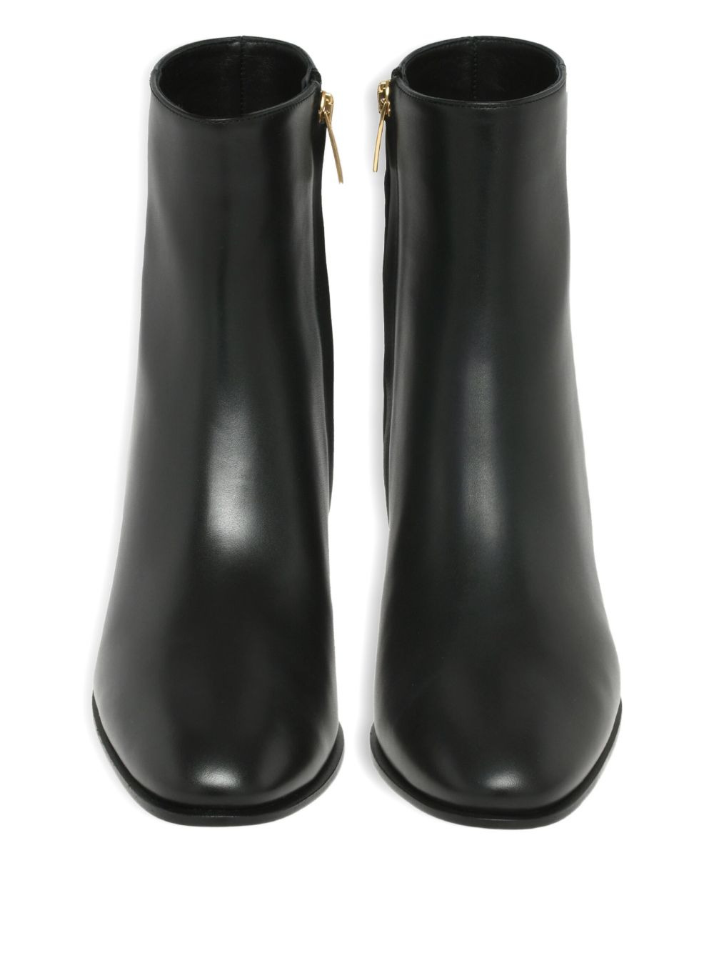 leather heeled boots - 4