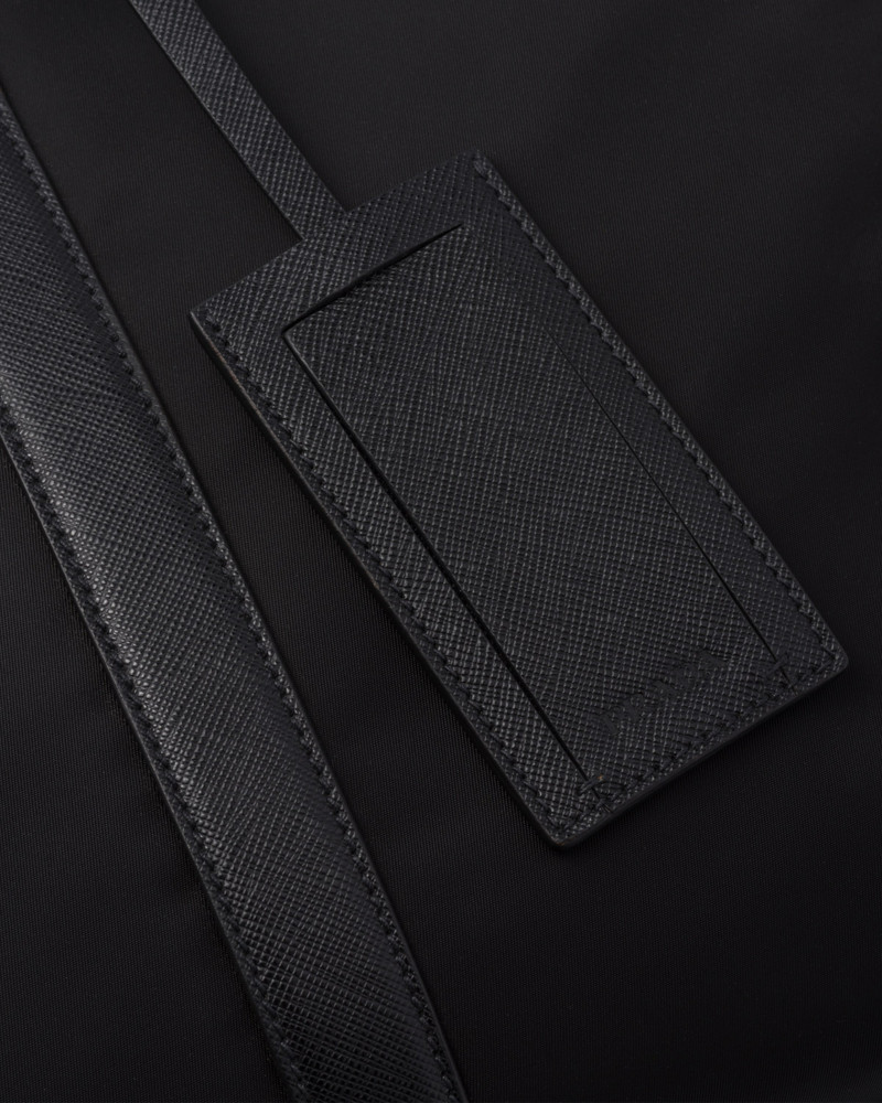 Re-Nylon and Saffiano leather duffel bag 7