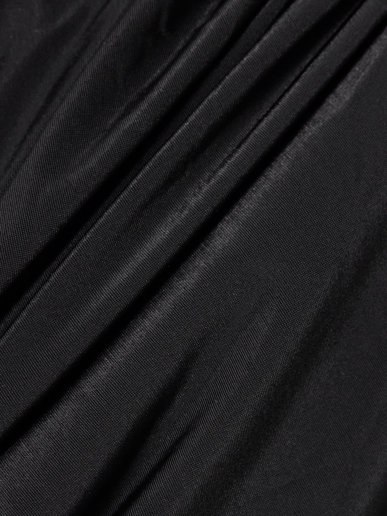 Batista draped cape-effect stretch-jersey maxi dress Black - 4