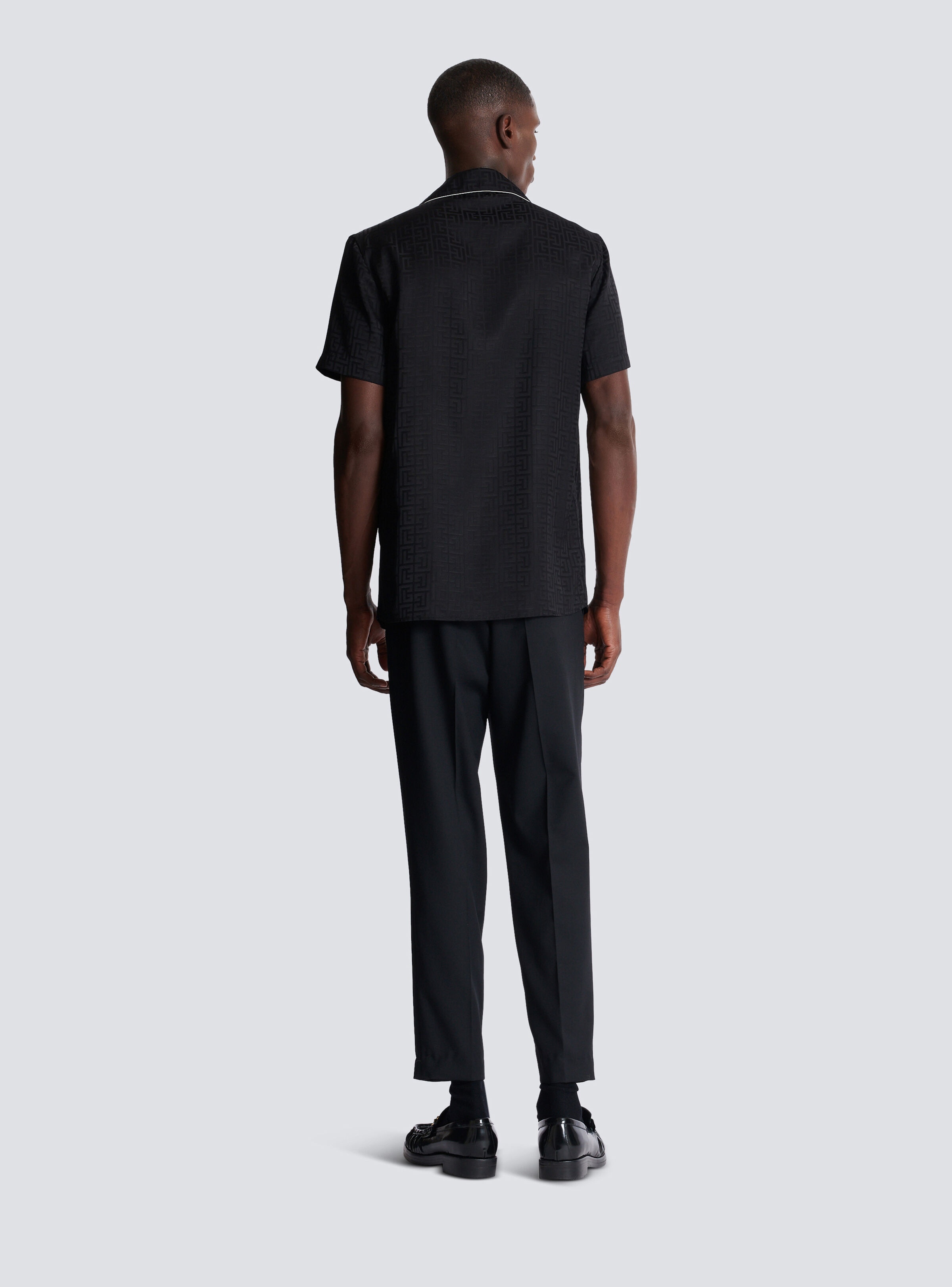 Balmain Varsity pyjama shirt - 4