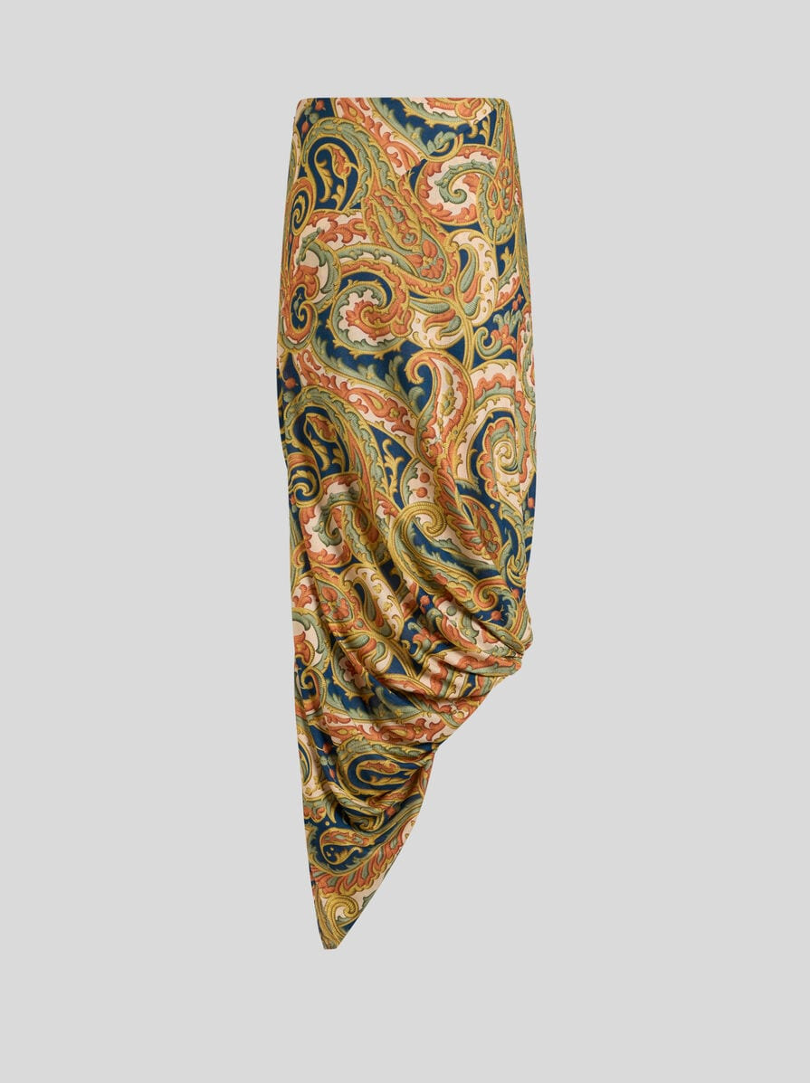 PRINTED JERSEY SKIRT - 2