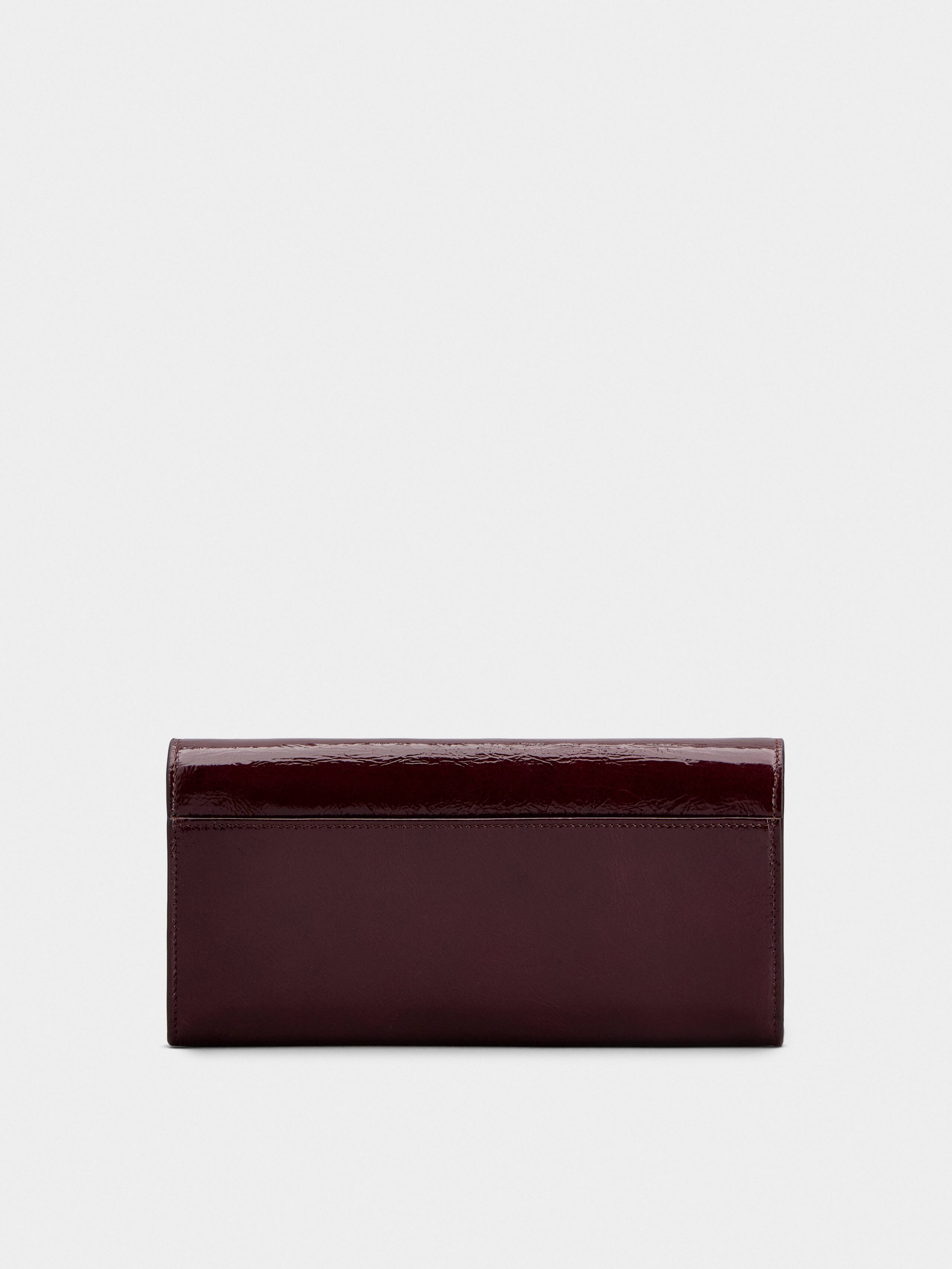 Belle Vivier Wallet on chain in patent leather - 4