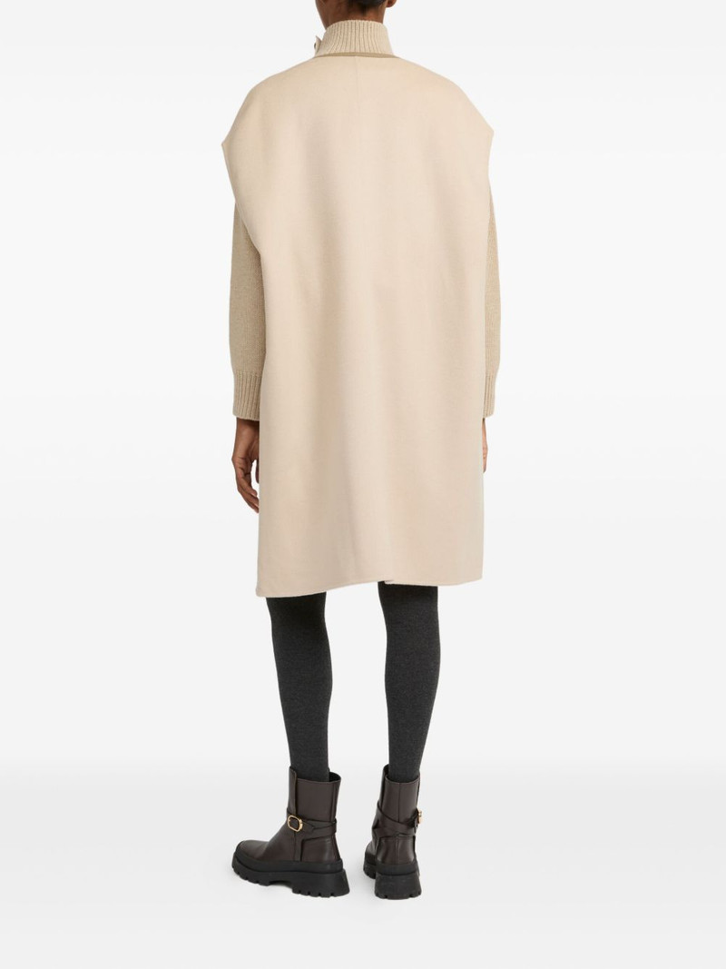 belted cashmere-blend cape 3