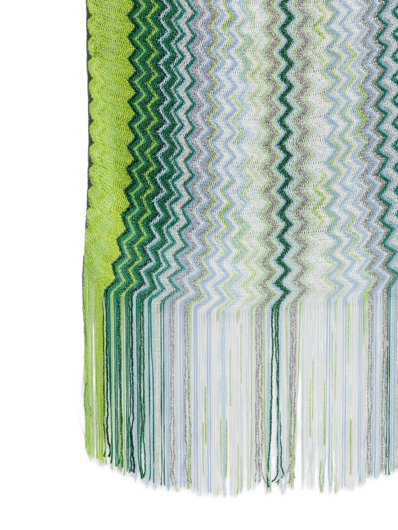 Missoni Missoni Zigzag-knit Fringed Scarf outlook