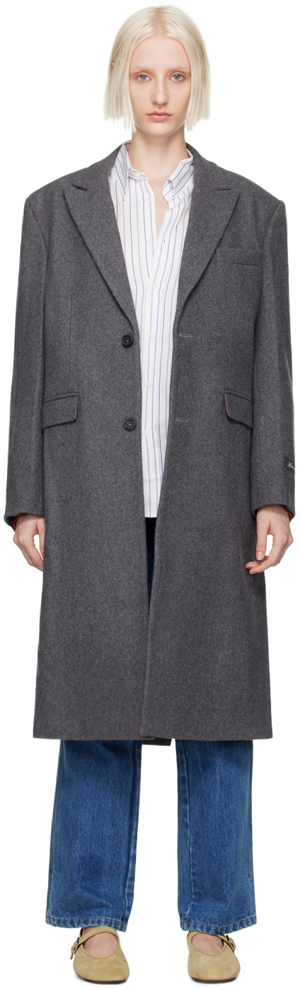 Gray Classic Coat - 1