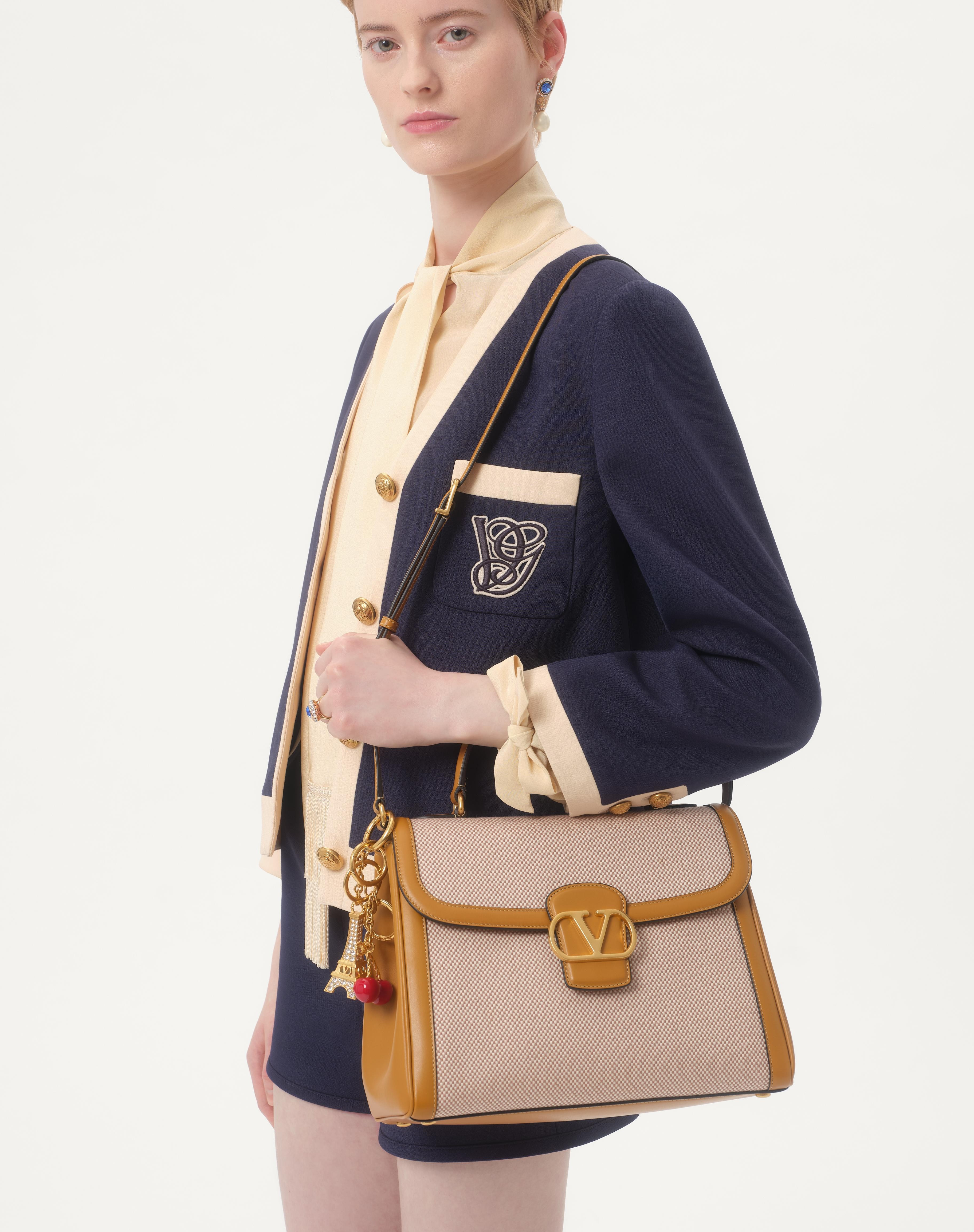 VALENTINO GARAVANI 9TO5 CANVAS HANDBAG - 7