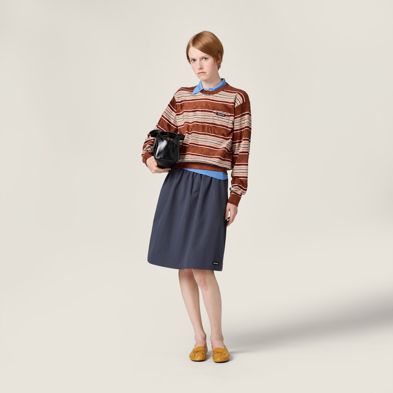 Miu Miu Poplin skirt outlook