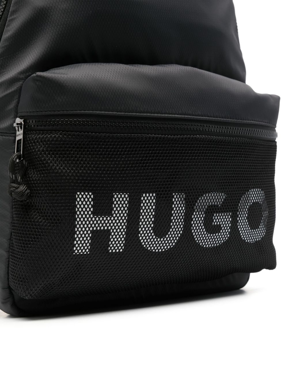 logo-print backpack - 4