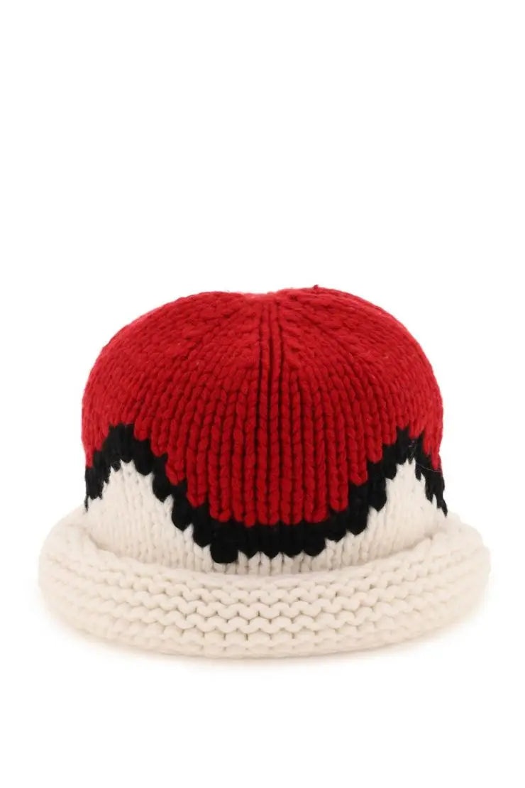 KENZO JACQUARD KNIT BEANIE HAT - 3