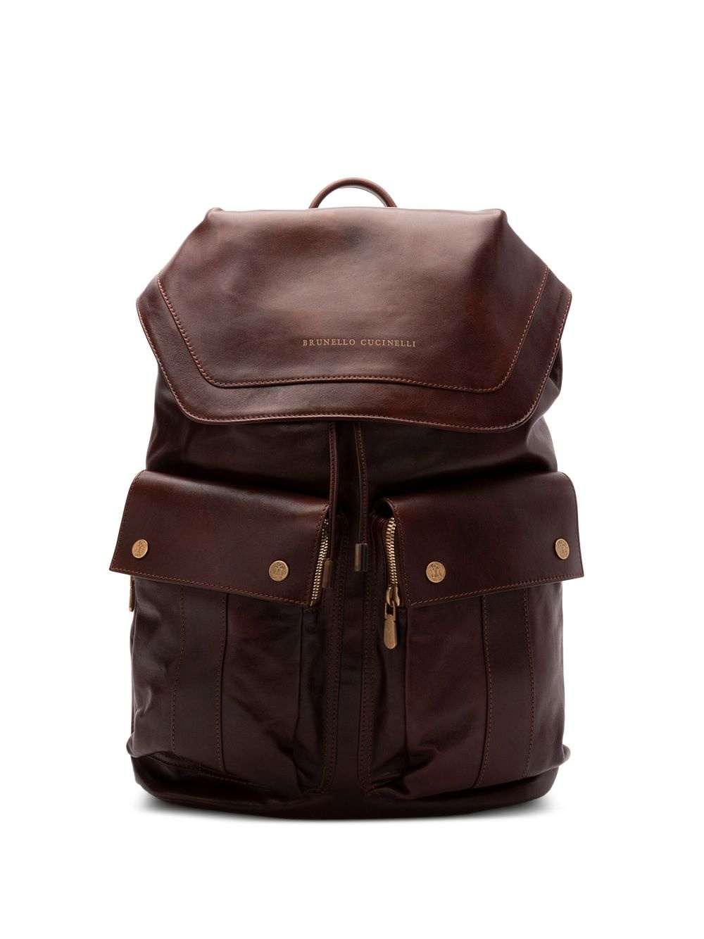 leather backpack - 1