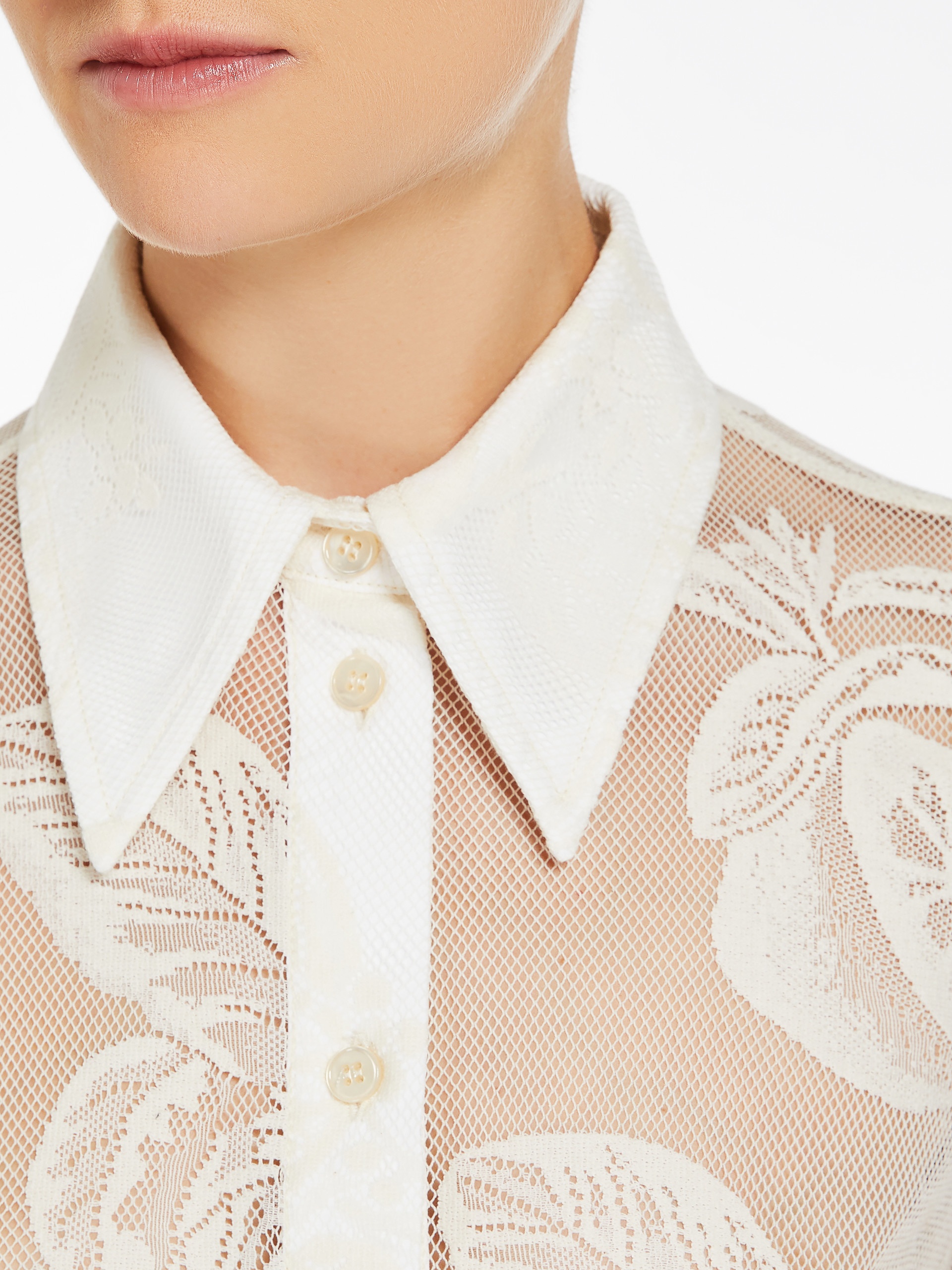 ASTI Printed lace shirt - 5