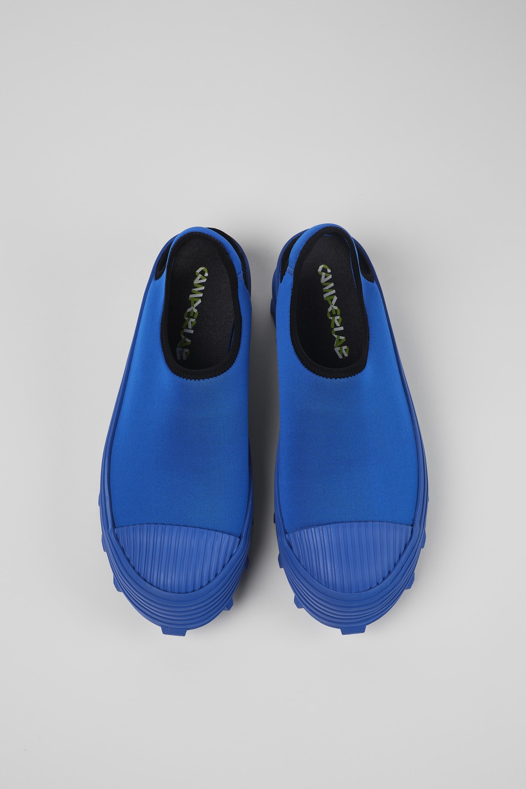 Blue Textile Clog - 4