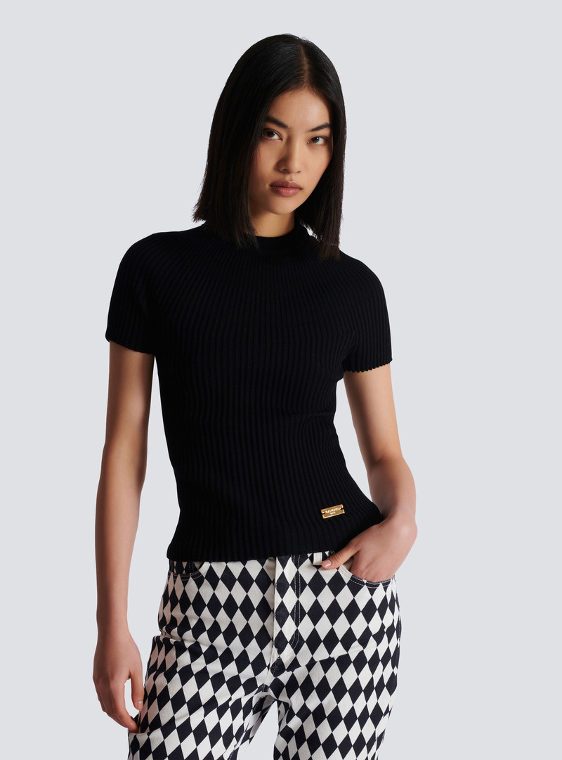 Ribbed knit top 6