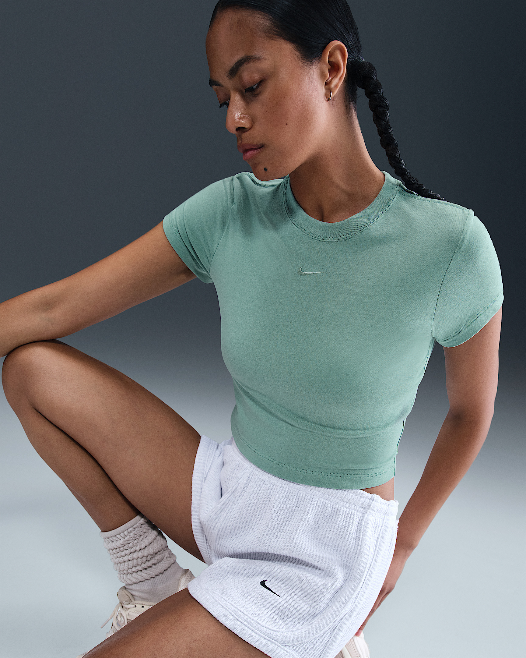Nike Sportswear Chill Knit Women's Cropped T-Shirt - 3