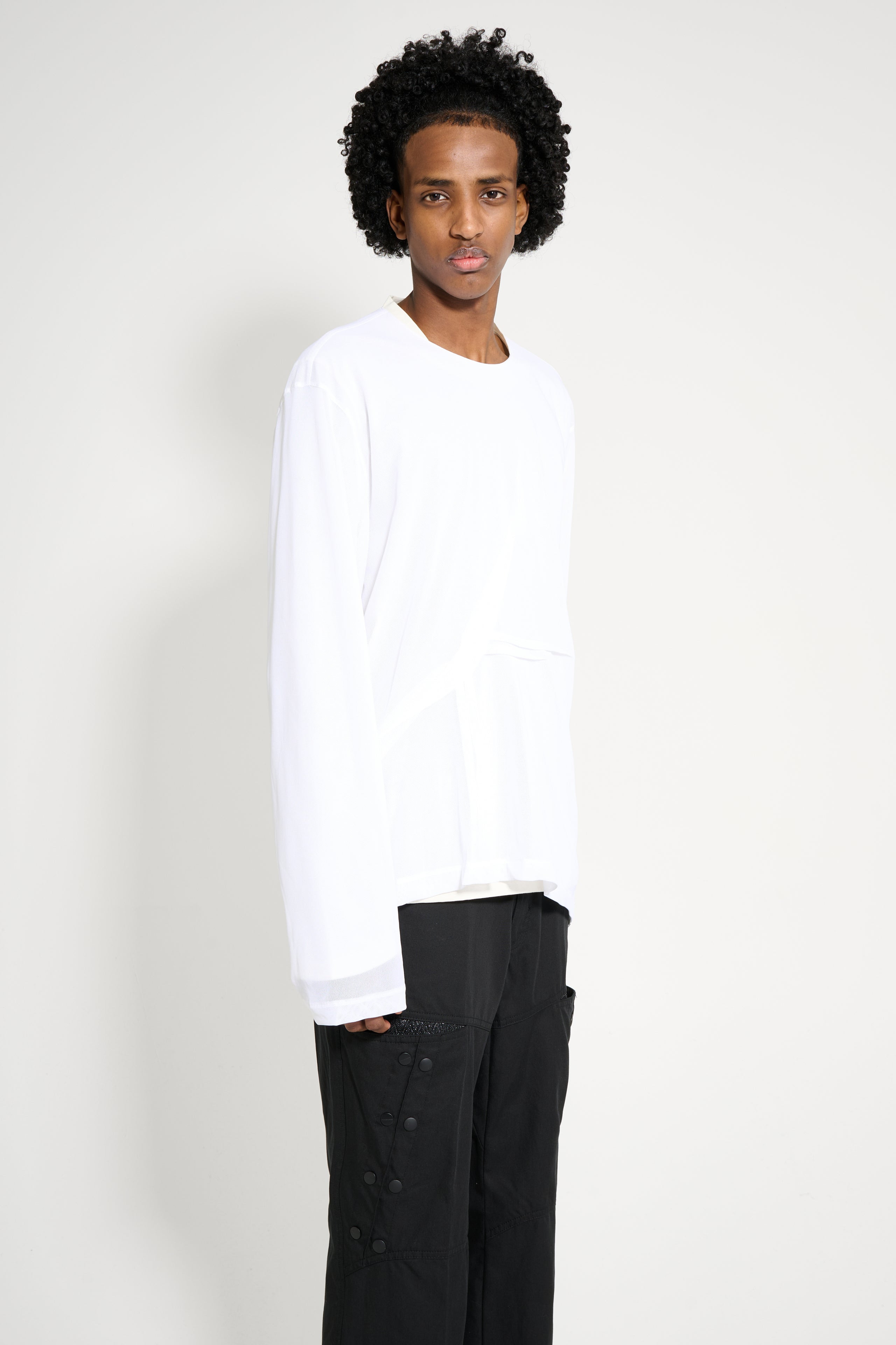 KIKO KOSTADINOV INEX MESH TOP OFF WHITE / WHITE - 2