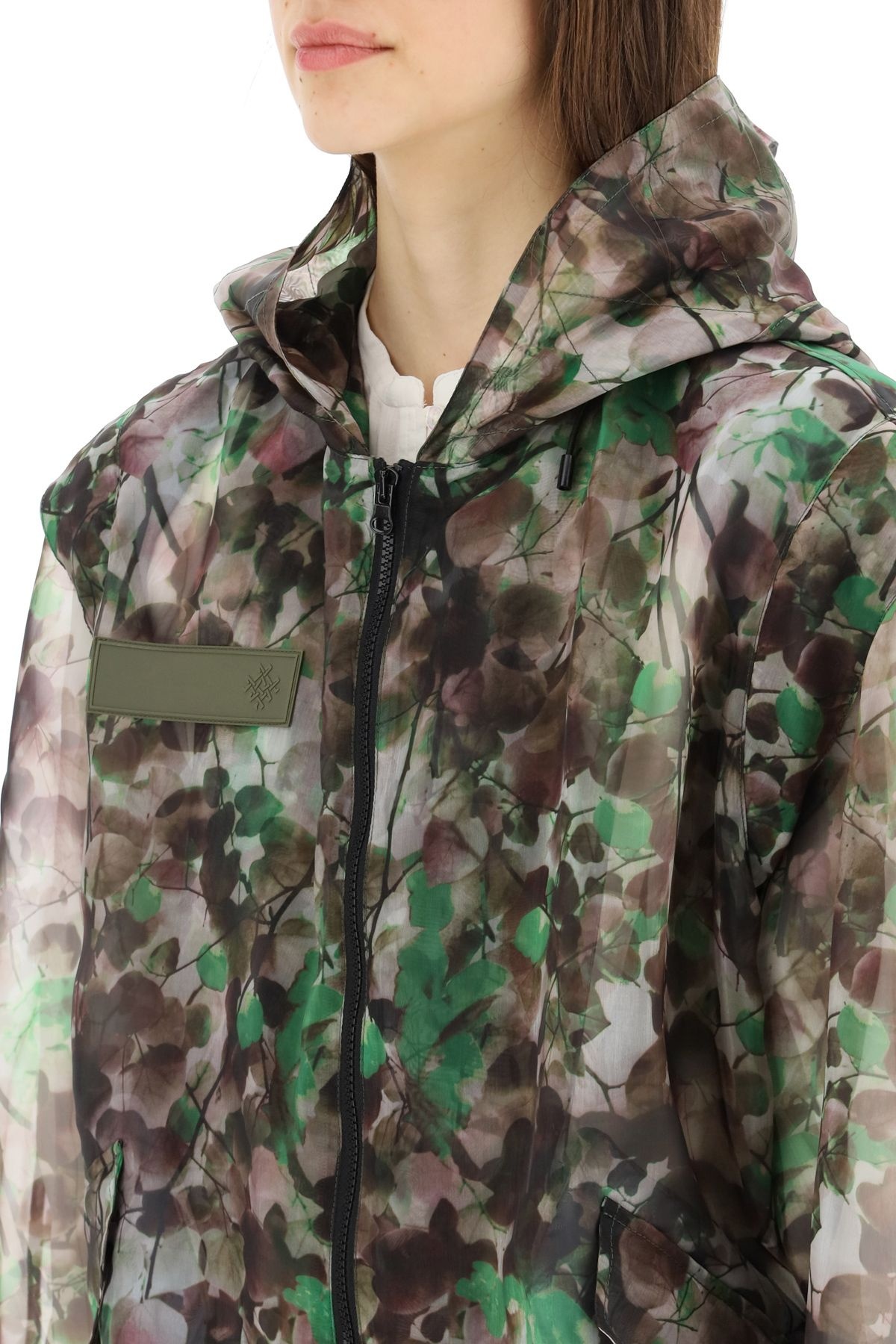 CAMOUFLAGE ORGANZA PARKA - 5