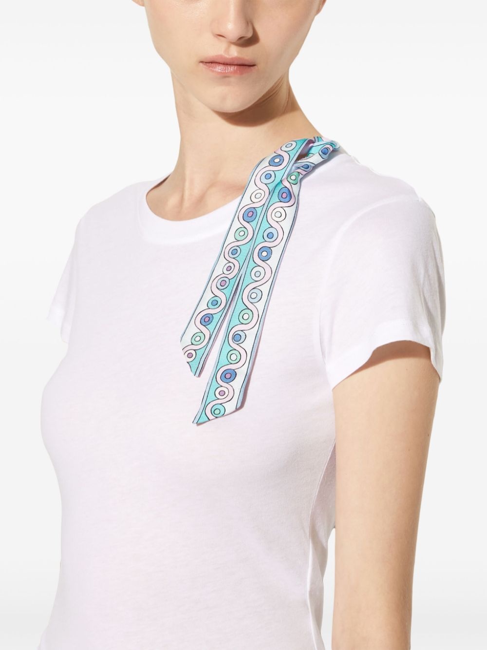 Iride-print cotton T-shirt - 5