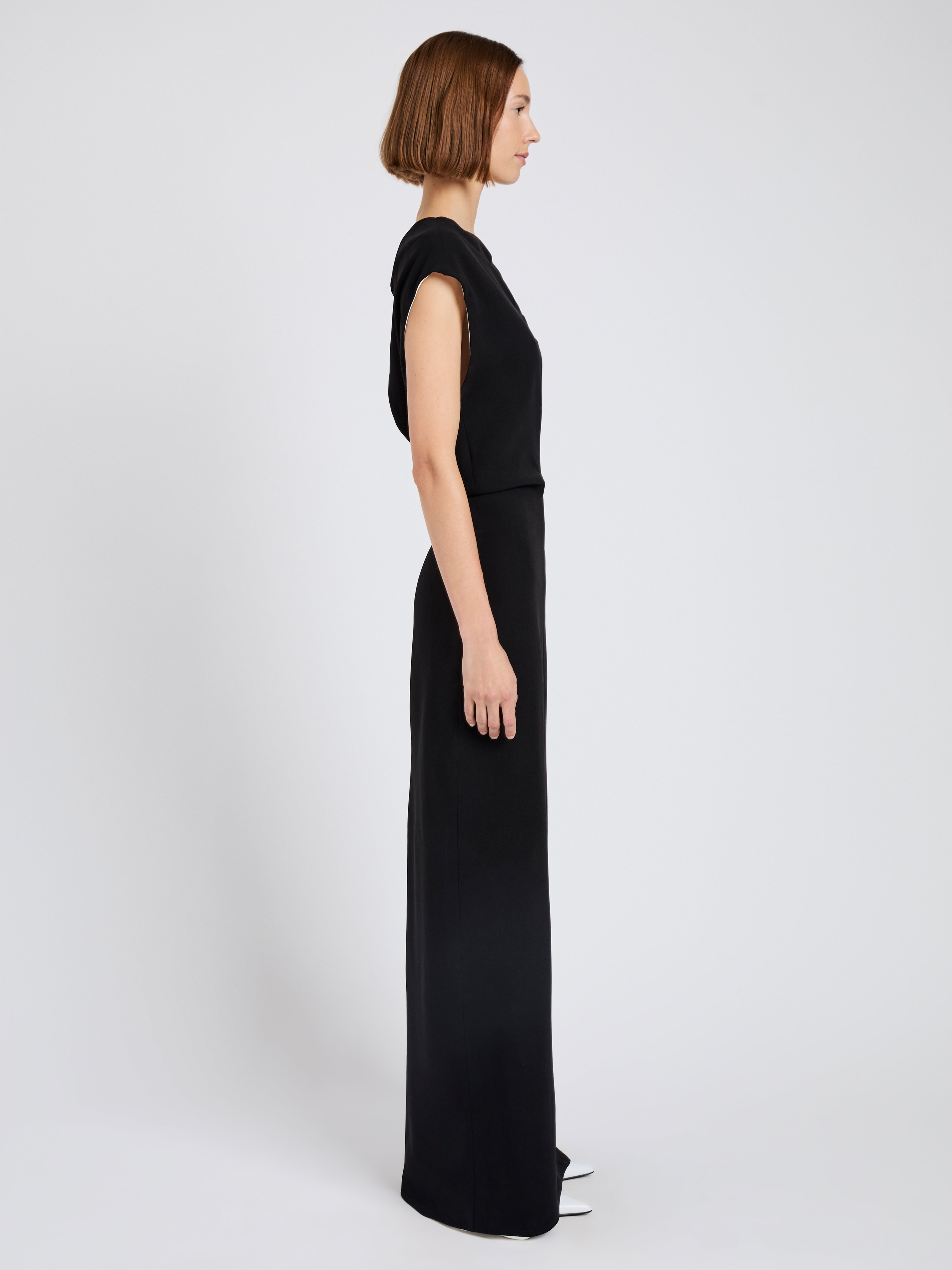 Rosina Dress in Light Double Crepe - 3