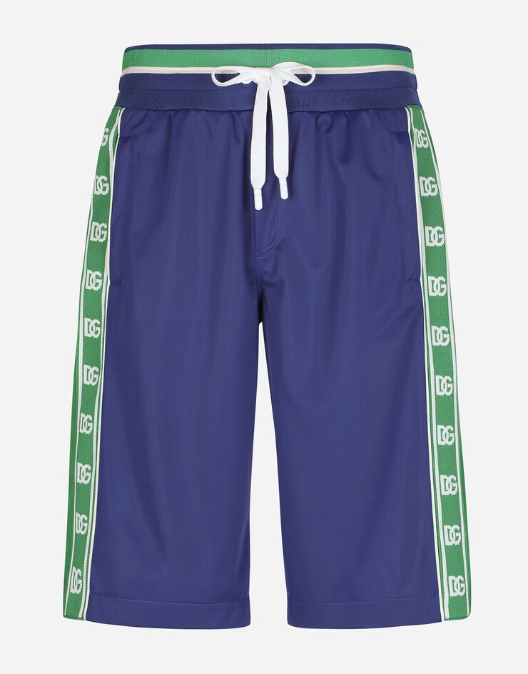 Jogging shorts with DG patch and side bands - 1