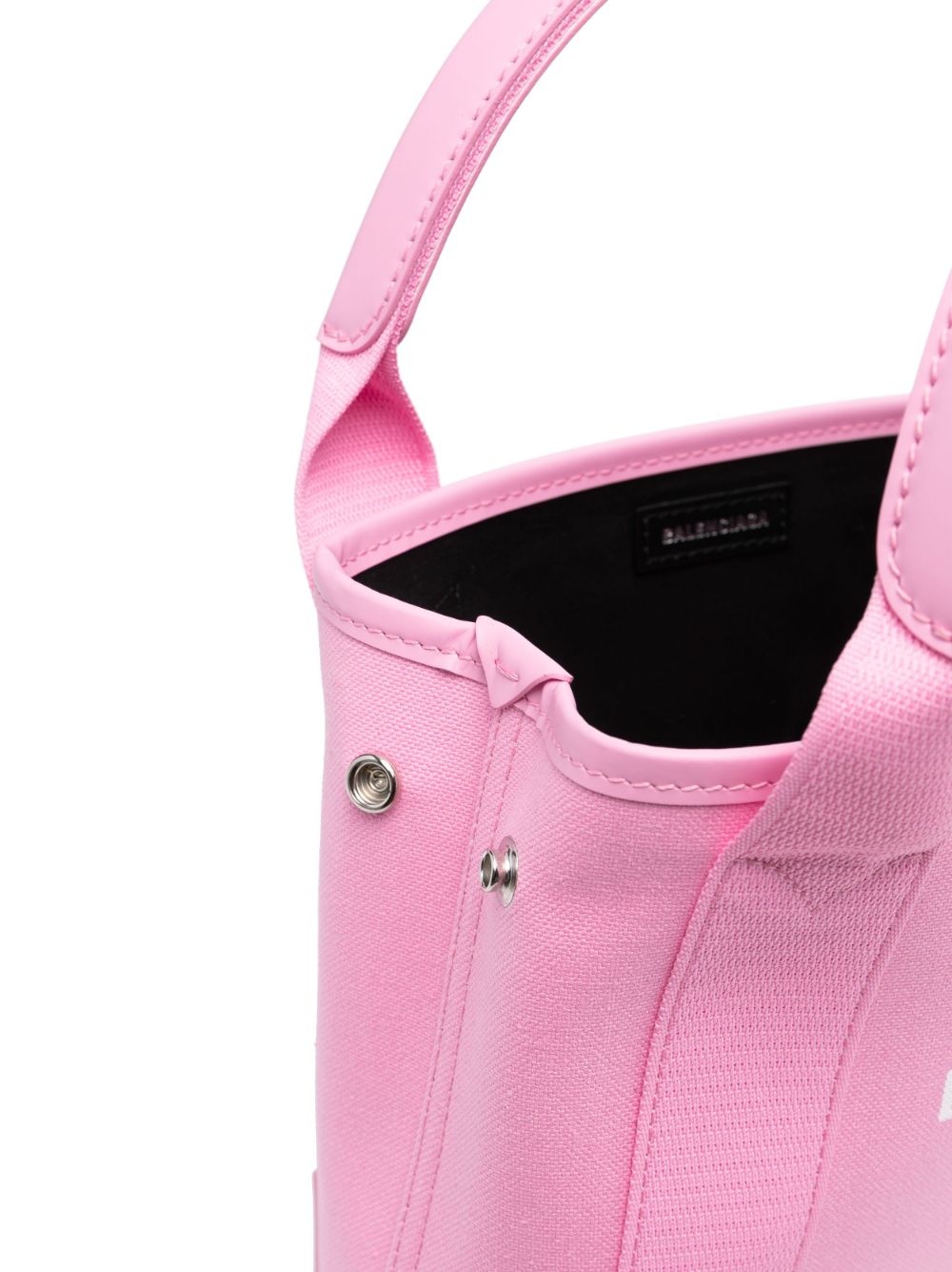 logo-print canvas tote - 5