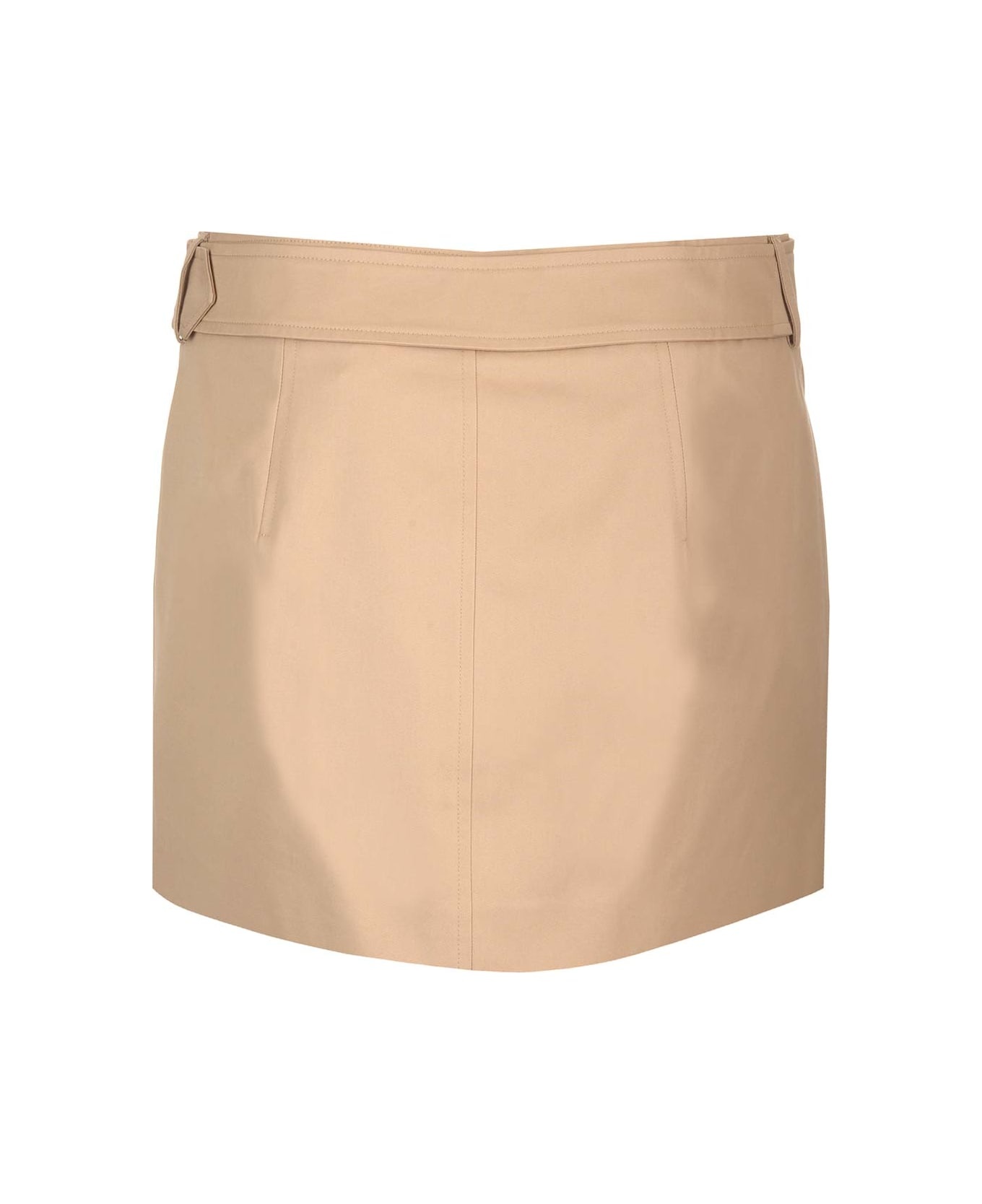 Trench-style Mini Skirt - 2