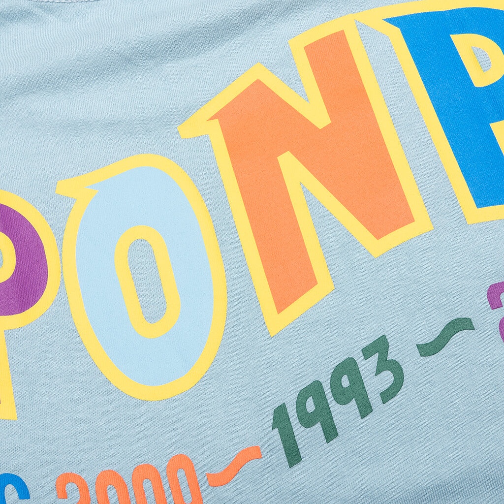 COLORS SHARK PONR TEE - SAX - 3