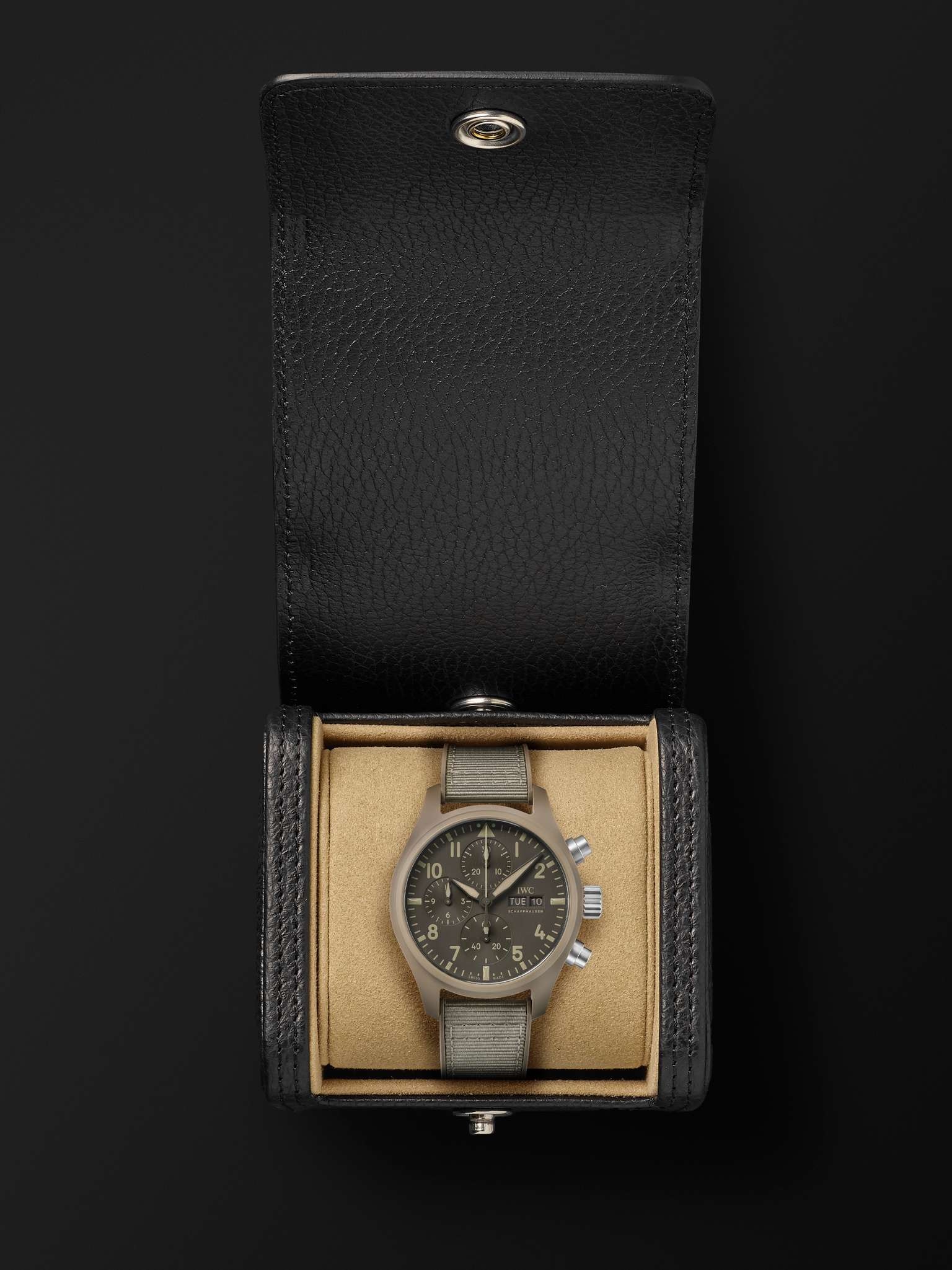 Pilot's Watch TOP GUN Mojave Desert Automatic Chronograph 41.9mm Stainless Steel, Rubber and Grosgra - 7