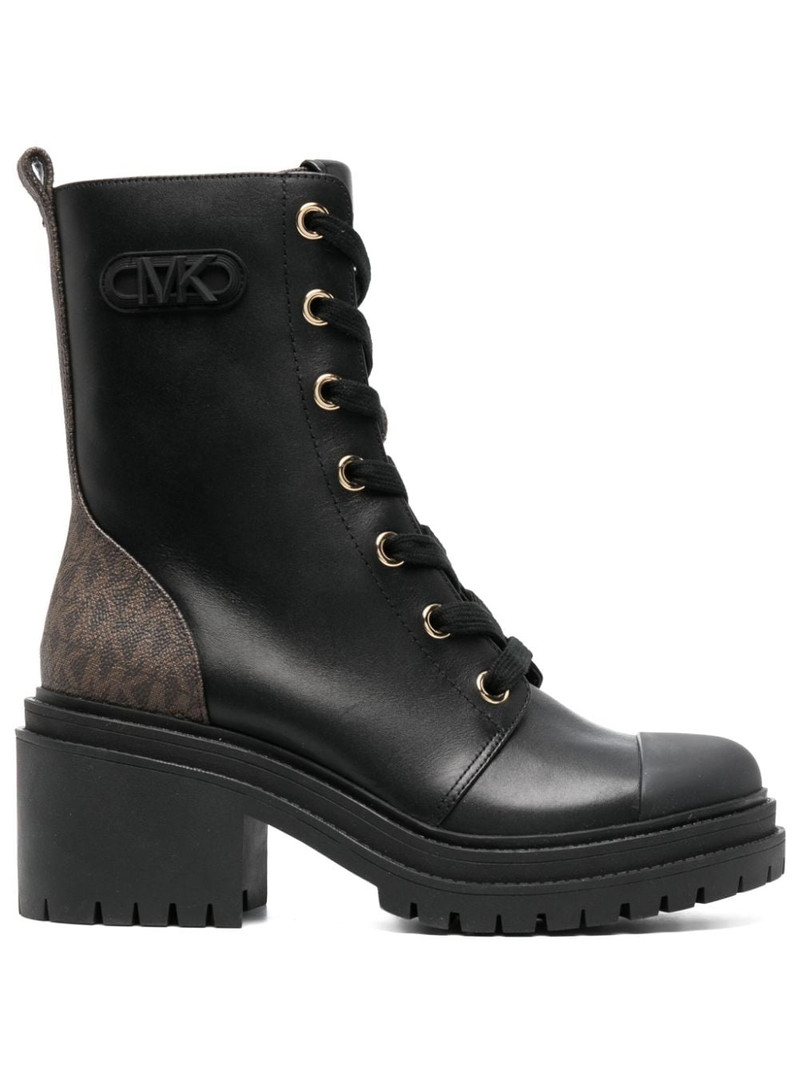 Hanley 75mm leather combat boots 1
