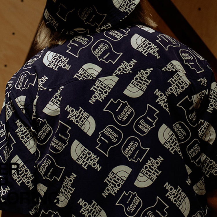 THE NORTH FACE X Brain Dead 76 Boxy Ss Mountain Shirts 'Blue' 529V-WF3 - 3