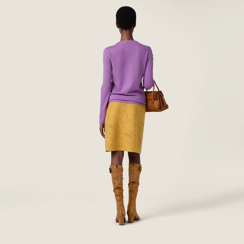 Bouclé skirt 3