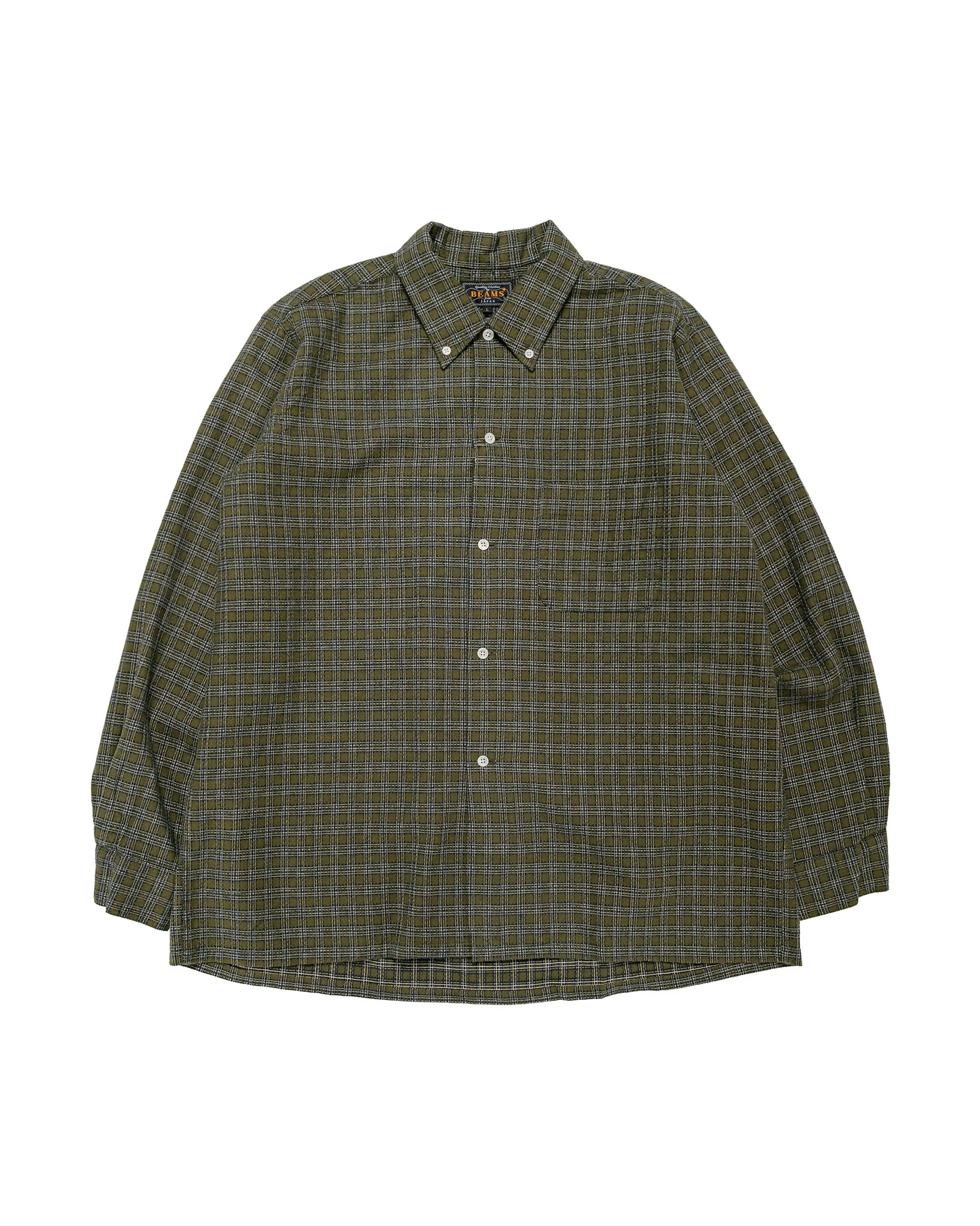 Open B.D. Dobby Plaid Green - 1